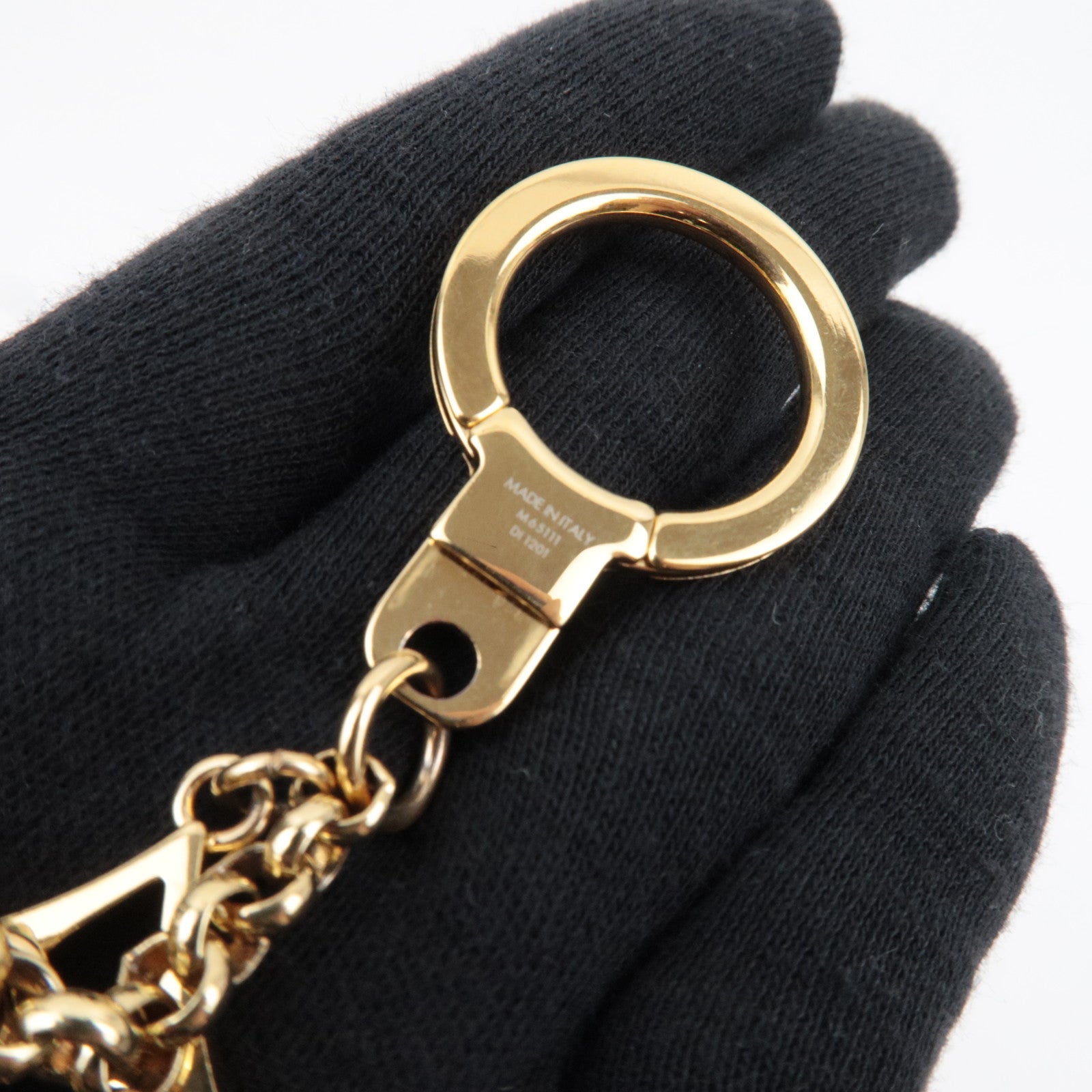 Louis Vuitton Chain Fleur de Monogram Bag Charm M65111 DI1201 *Box, Dust bag