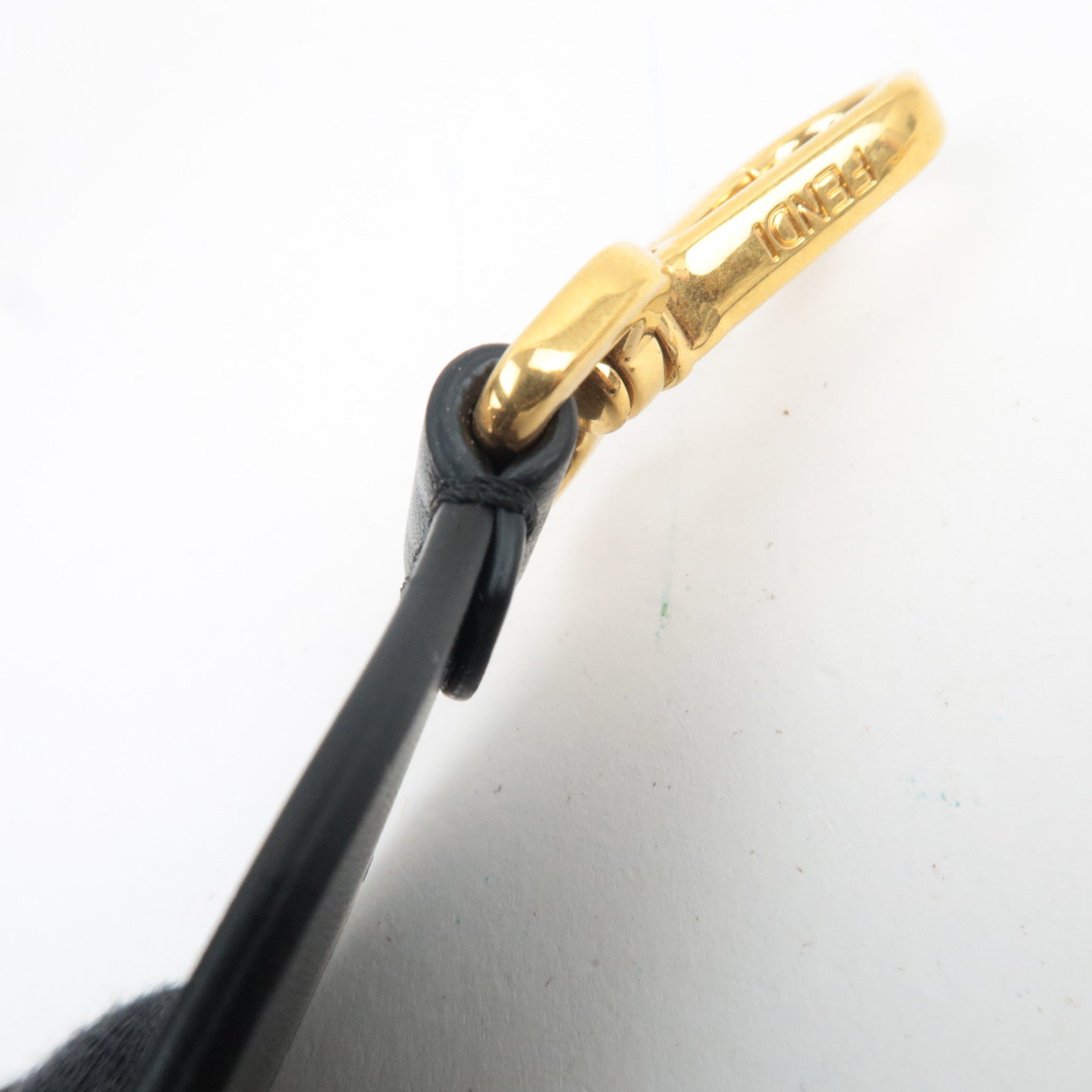 FENDI Zucca Mamma Baguette Embroidery Handbag Canvas Leather Multicolor 8BR600 *Dust bag, Strap