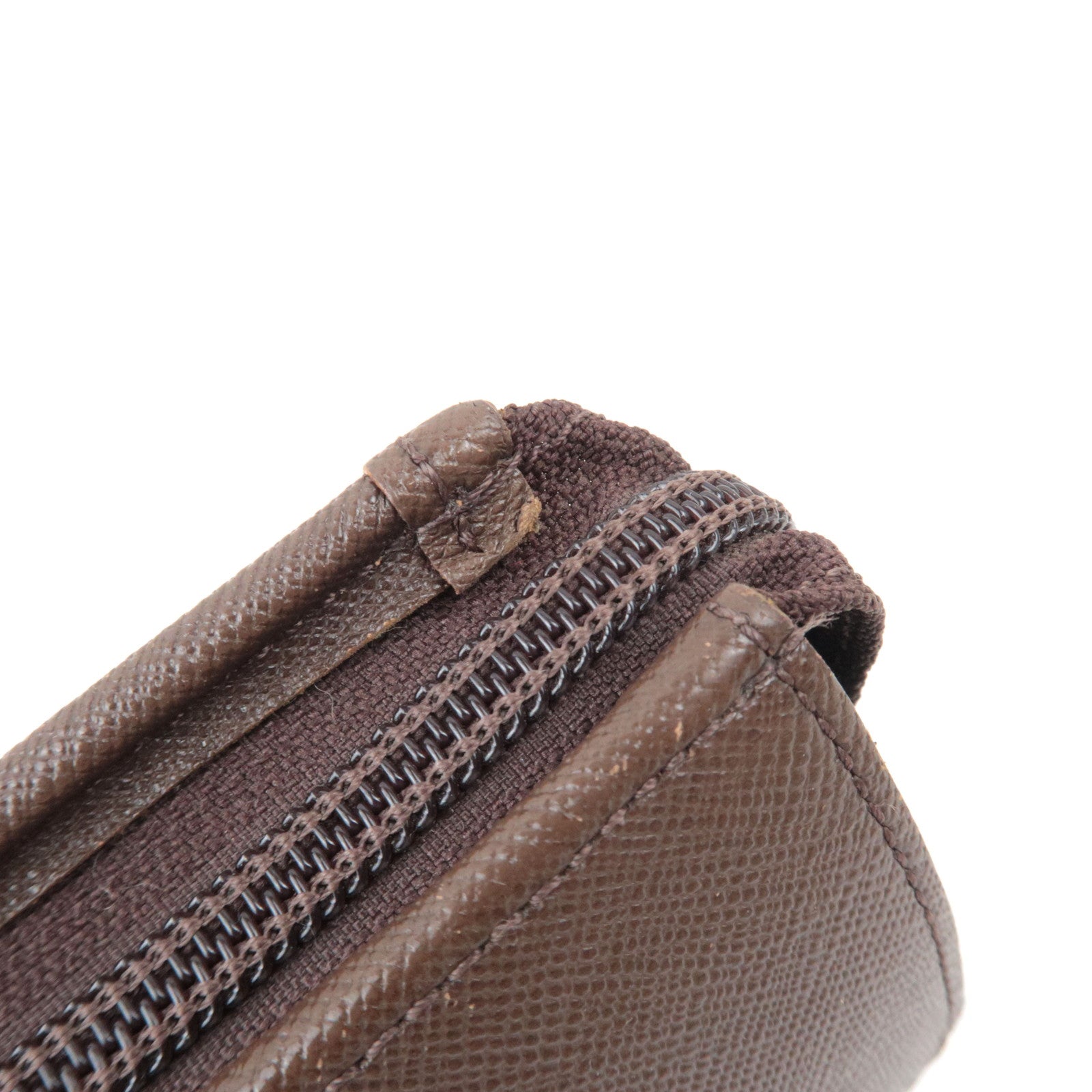 BURBERRY Burberry's Plaid Clutch Bag Canvas Leather Beige Brown