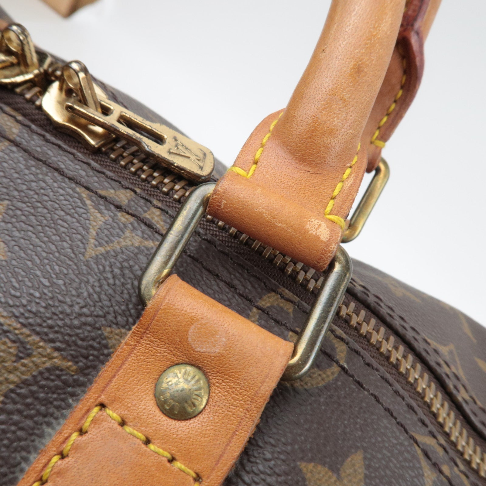 Louis Vuitton Monogram Keepall Bandouliere 50 Travel Bag M41416 VI873 *Strap, Name tag, Poignet