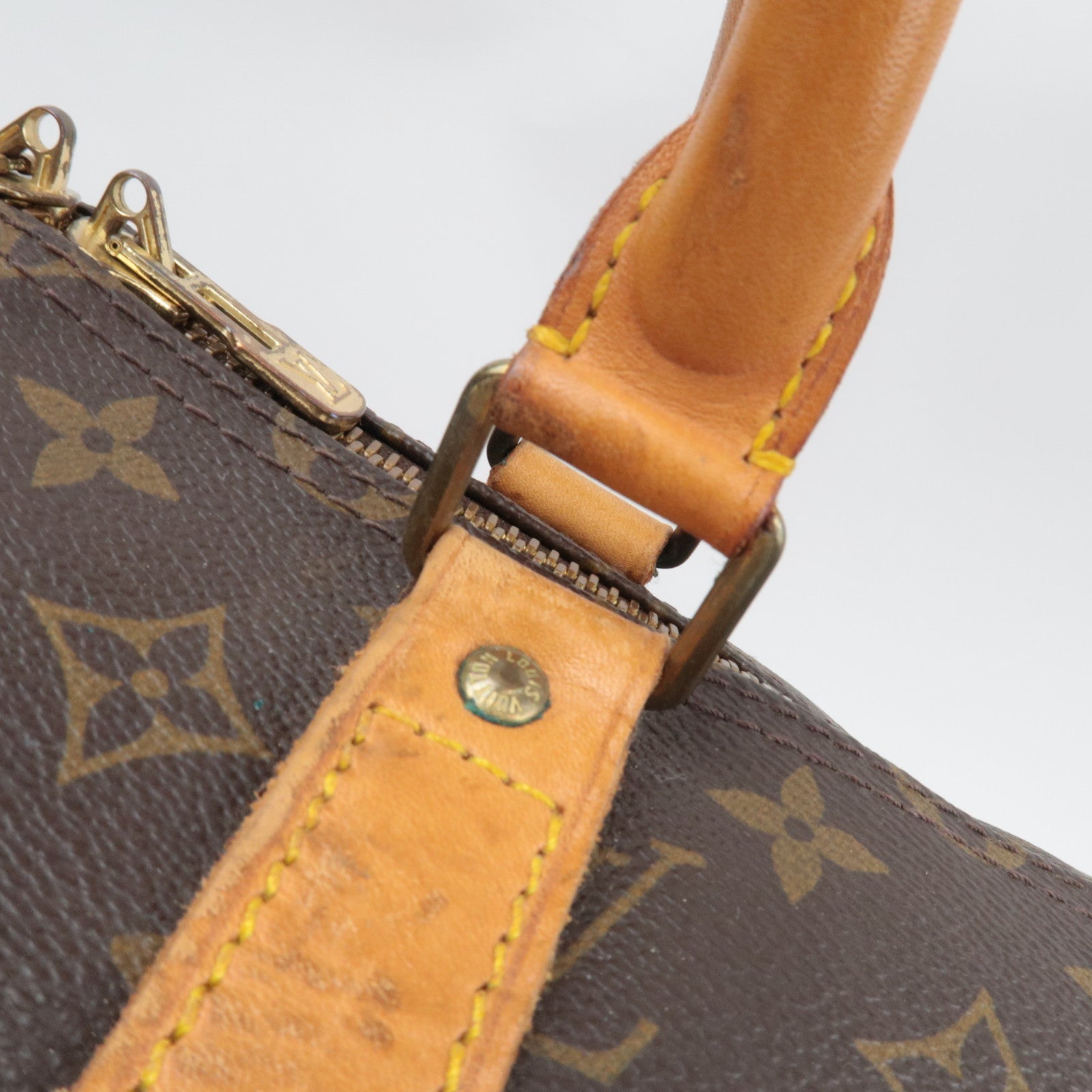 Louis Vuitton Monogram Keepall Bandouliere 55 Travel Bag  M41414 893FC *Strap, Name tag, Poignet