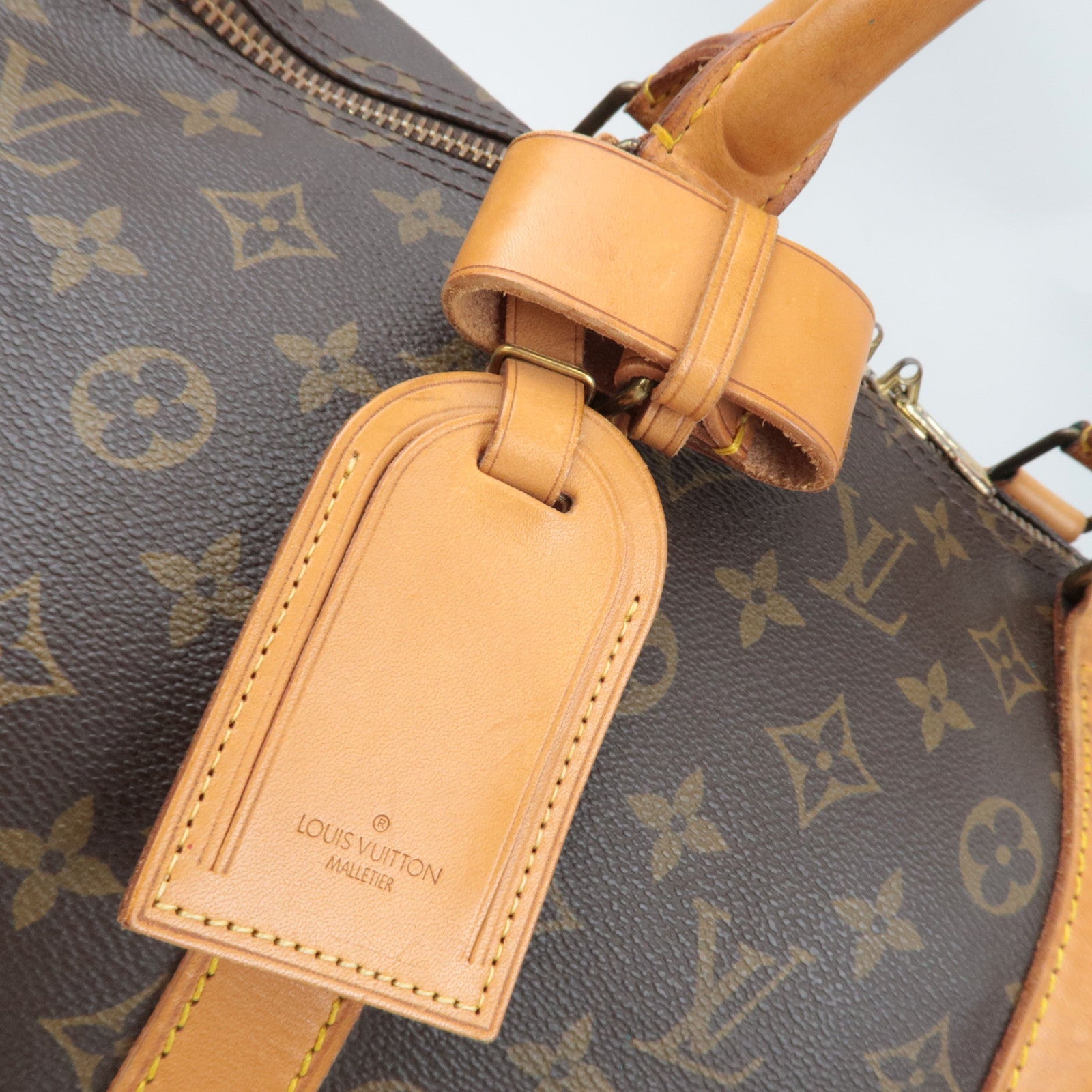 Louis Vuitton Monogram Keepall Bandouliere 55 Travel Bag  M41414 893FC *Strap, Name tag, Poignet
