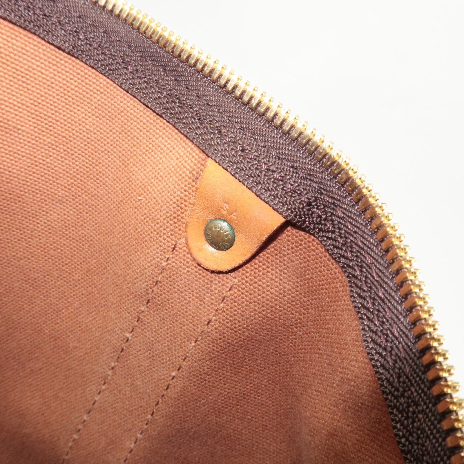 Louis Vuitton Monogram Keepall 45 Old Model M41428 831SA *Name tag, Poignet, Key Lock