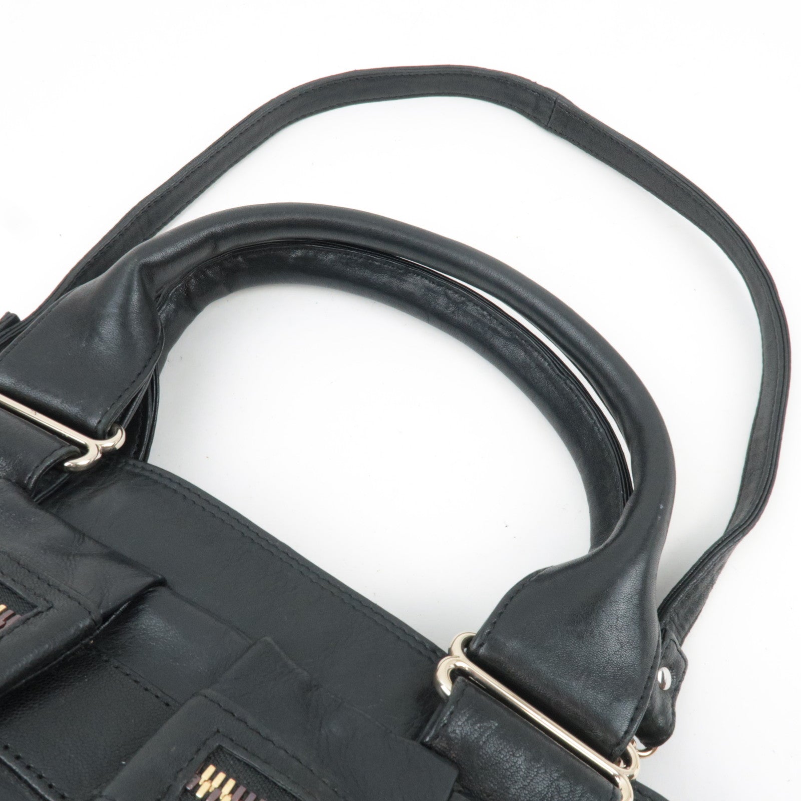 See By Chloe 2Way Handbag Leather Black *Strap