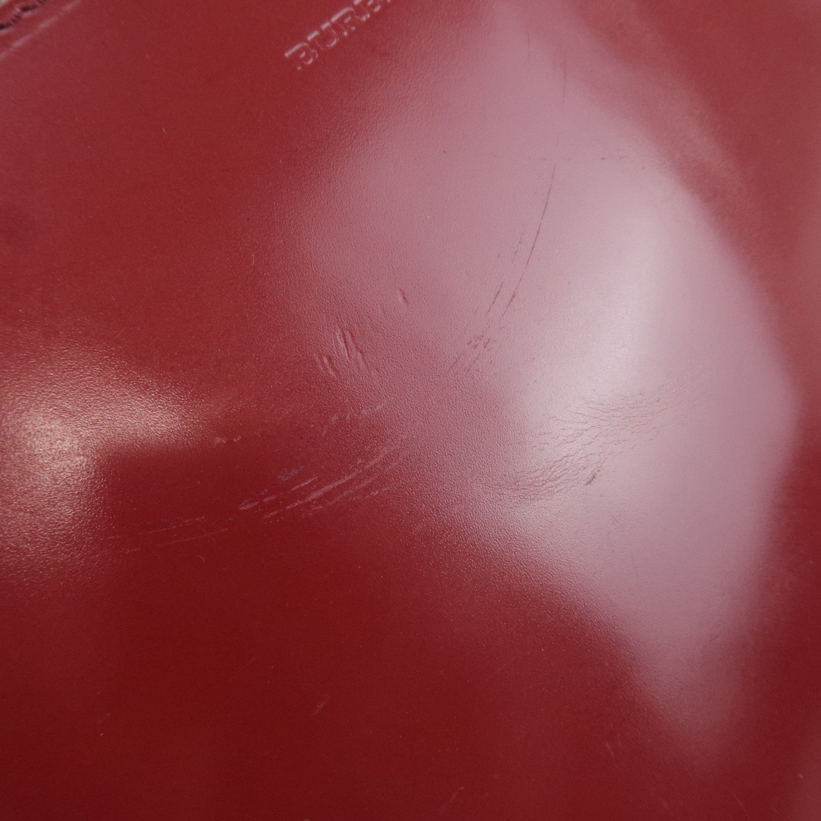 BURBERRY Nova Plaid PVC Leather Tote Bag Large Beige Red *Dust bag