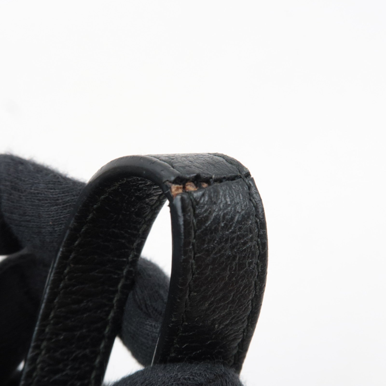 GUCCI Ophidia Leather Shoulder Bag Black 517350