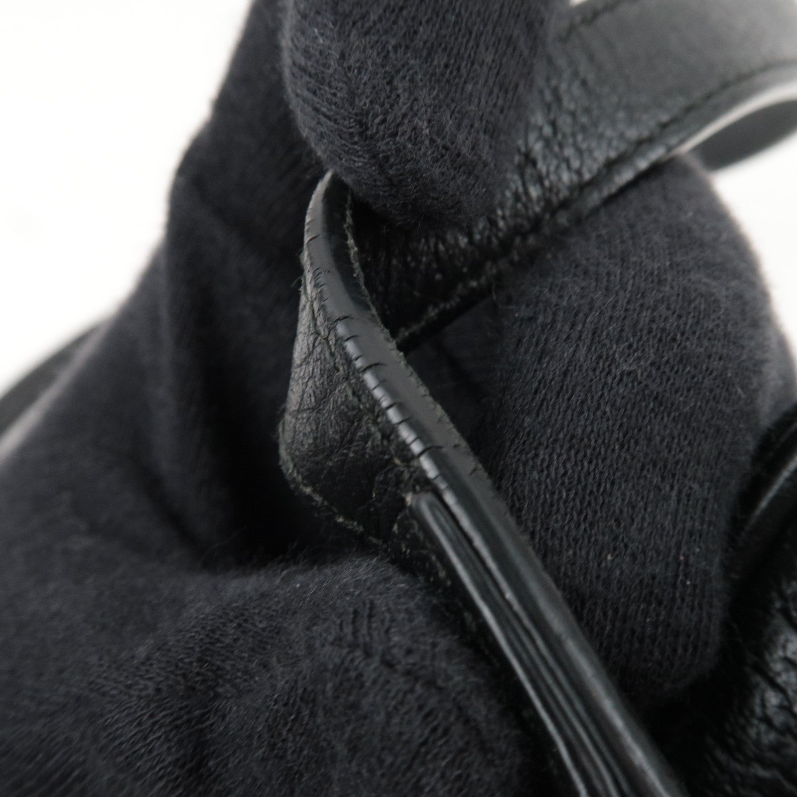 GUCCI Ophidia Leather Shoulder Bag Black 517350