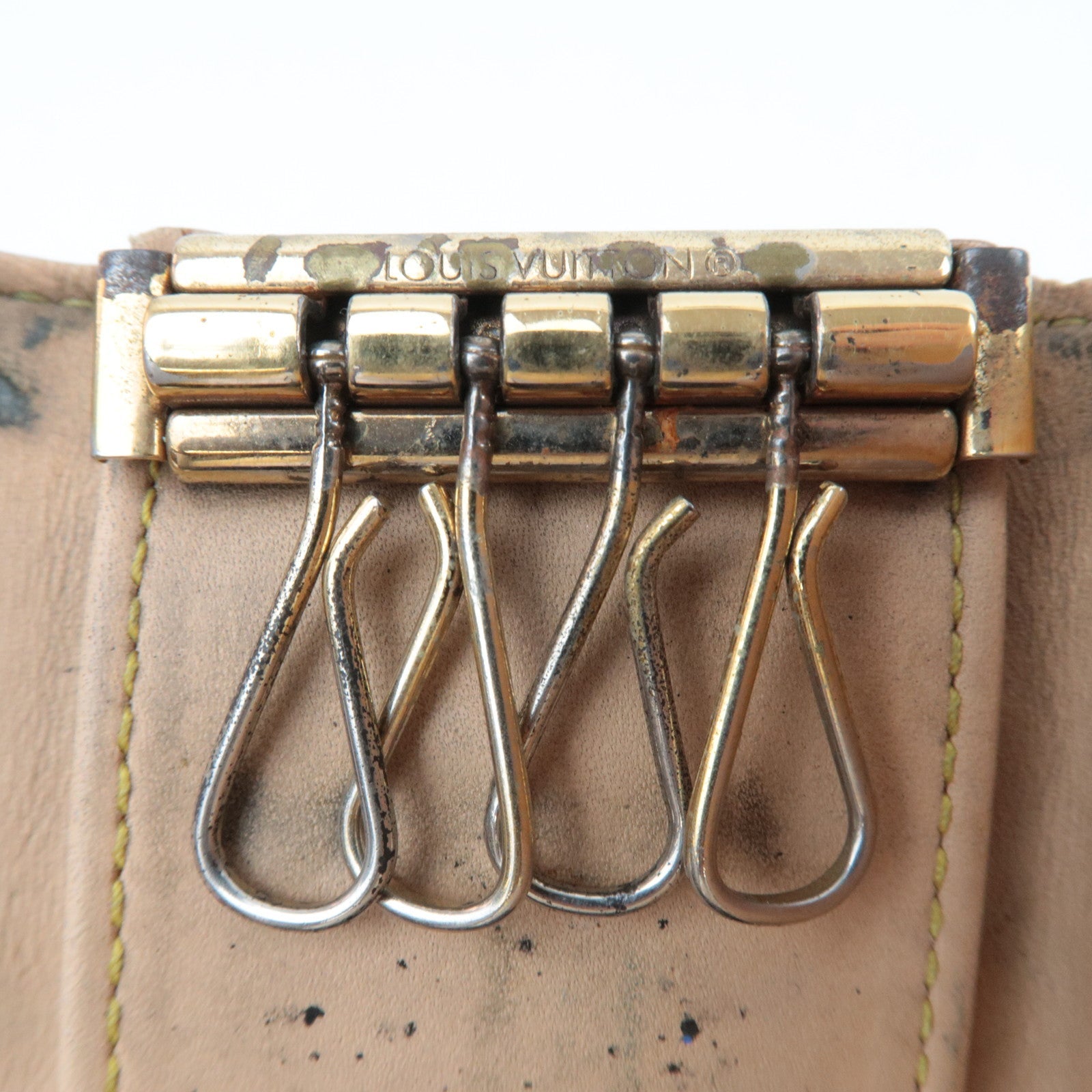 Louis Vuitton Monogram Multicolor Multi Cles 4 Key Case Noir M60044 FL1037