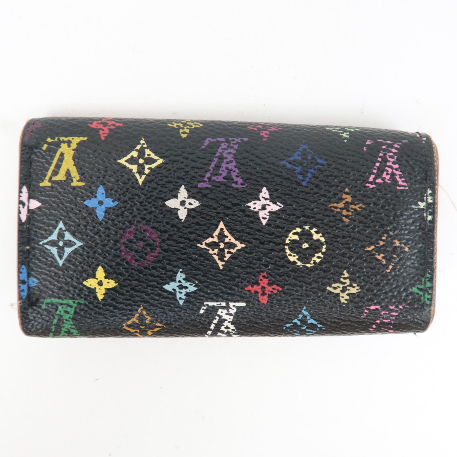Louis Vuitton Monogram Multicolor Multi Cles 4 Key Case Noir M60044 FL1037