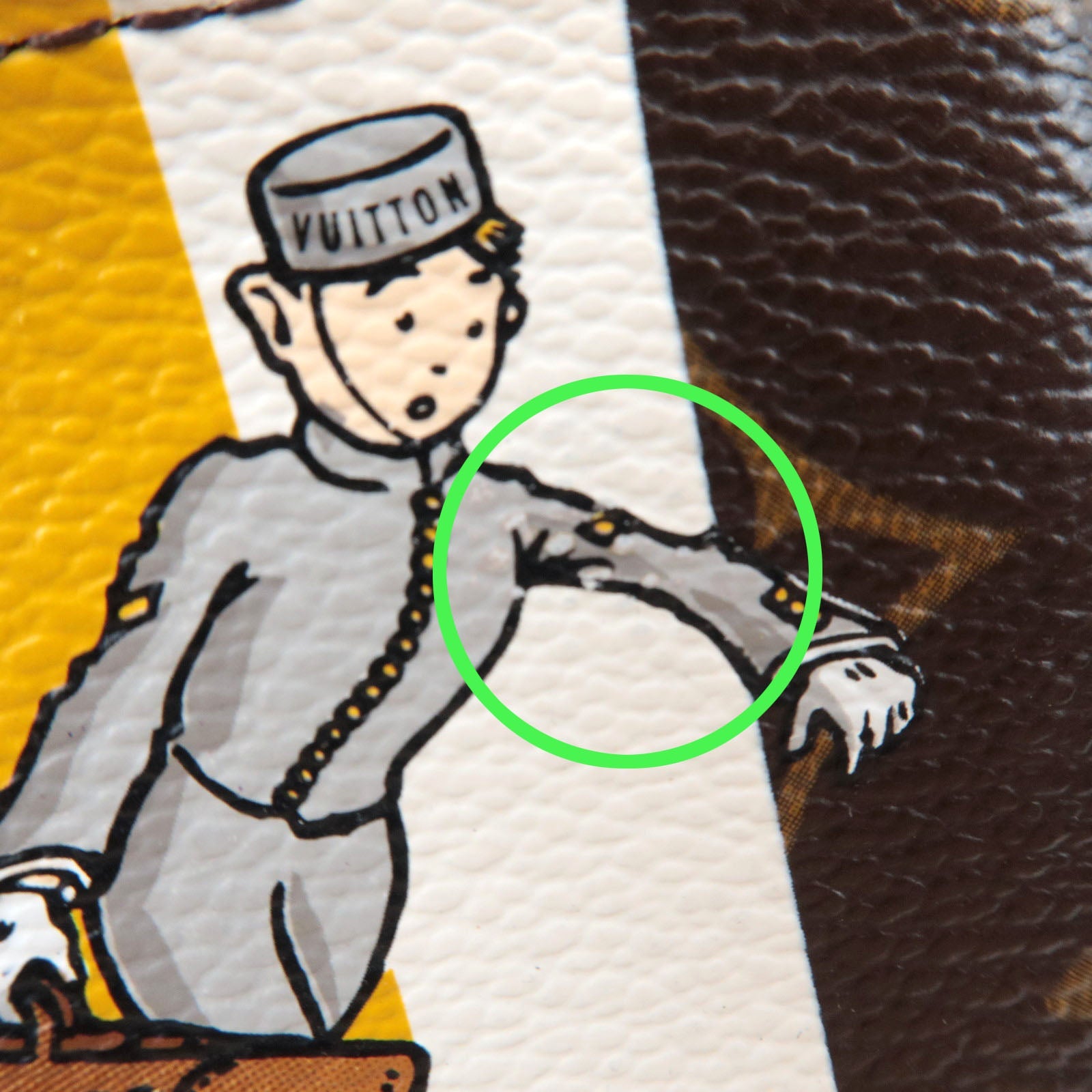 Louis Vuitton Monogram Groom Pochette Cles Coin Case Jaune M60033 CA0096 *Dust bag