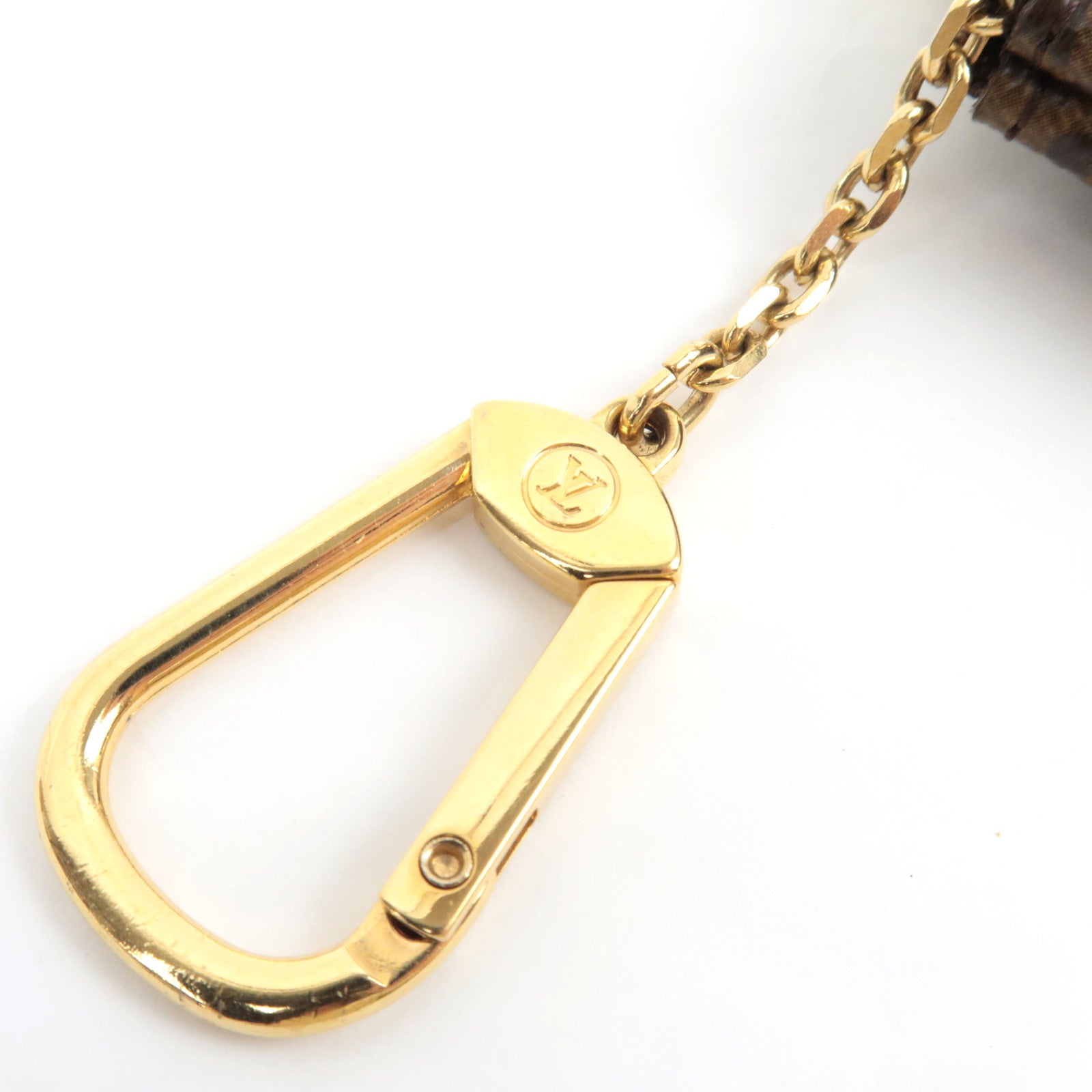 Louis Vuitton Monogram Groom Pochette Cles Coin Case Jaune M60033 CA0096 *Dust bag