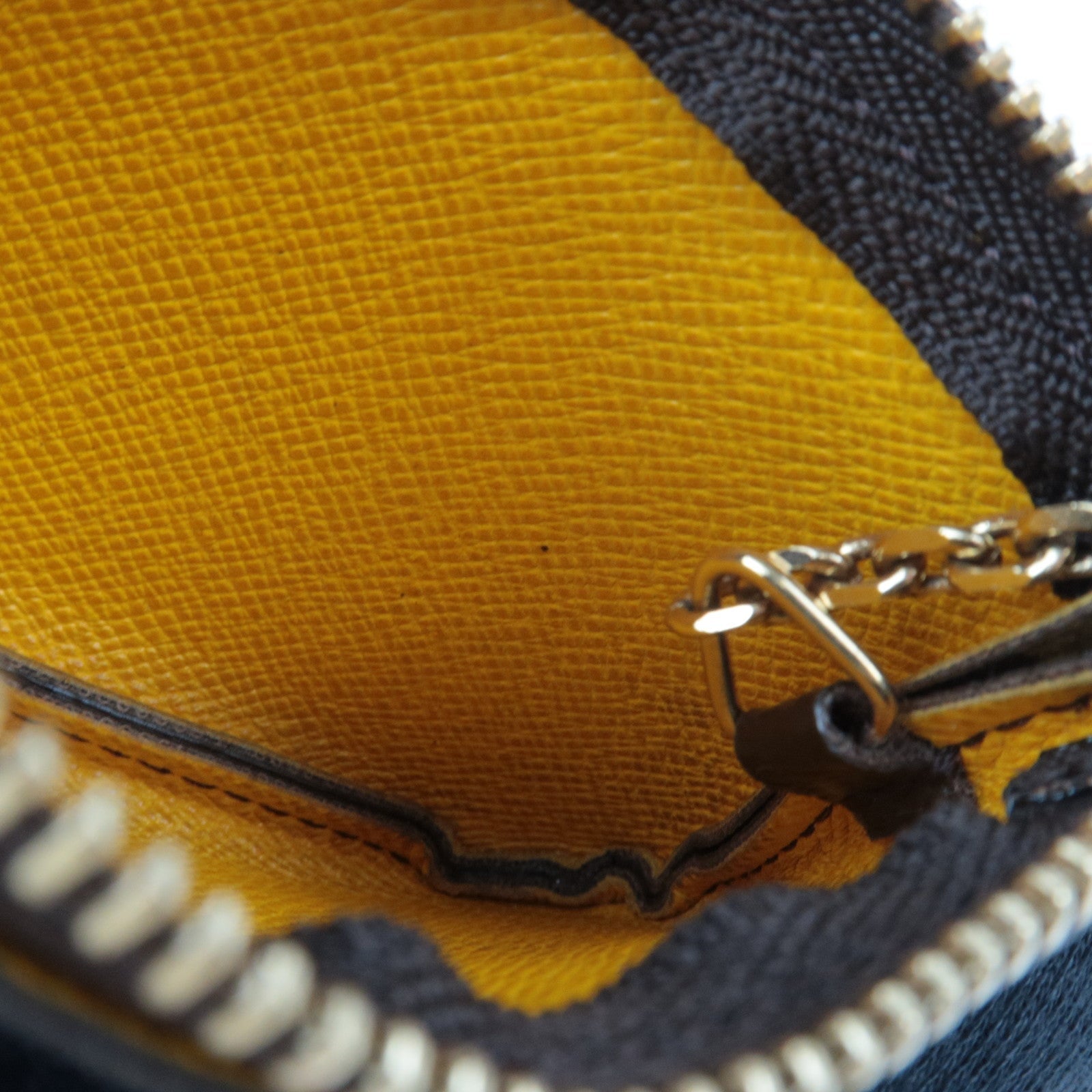 Louis Vuitton Monogram Groom Pochette Cles Coin Case Jaune M60033 CA0096 *Dust bag