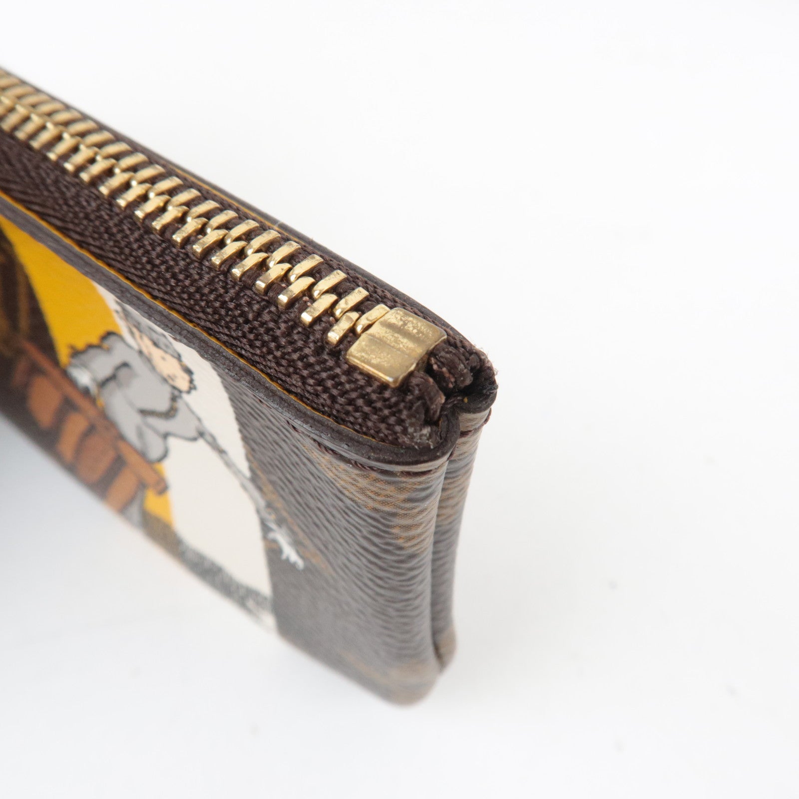 Louis Vuitton Monogram Groom Pochette Cles Coin Case Jaune M60033 CA0096 *Dust bag