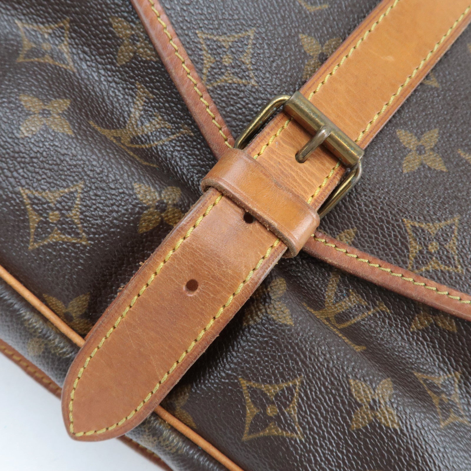 Louis Vuitton Monogram Saumur 35 Shoulder Bag M42254 8906VI