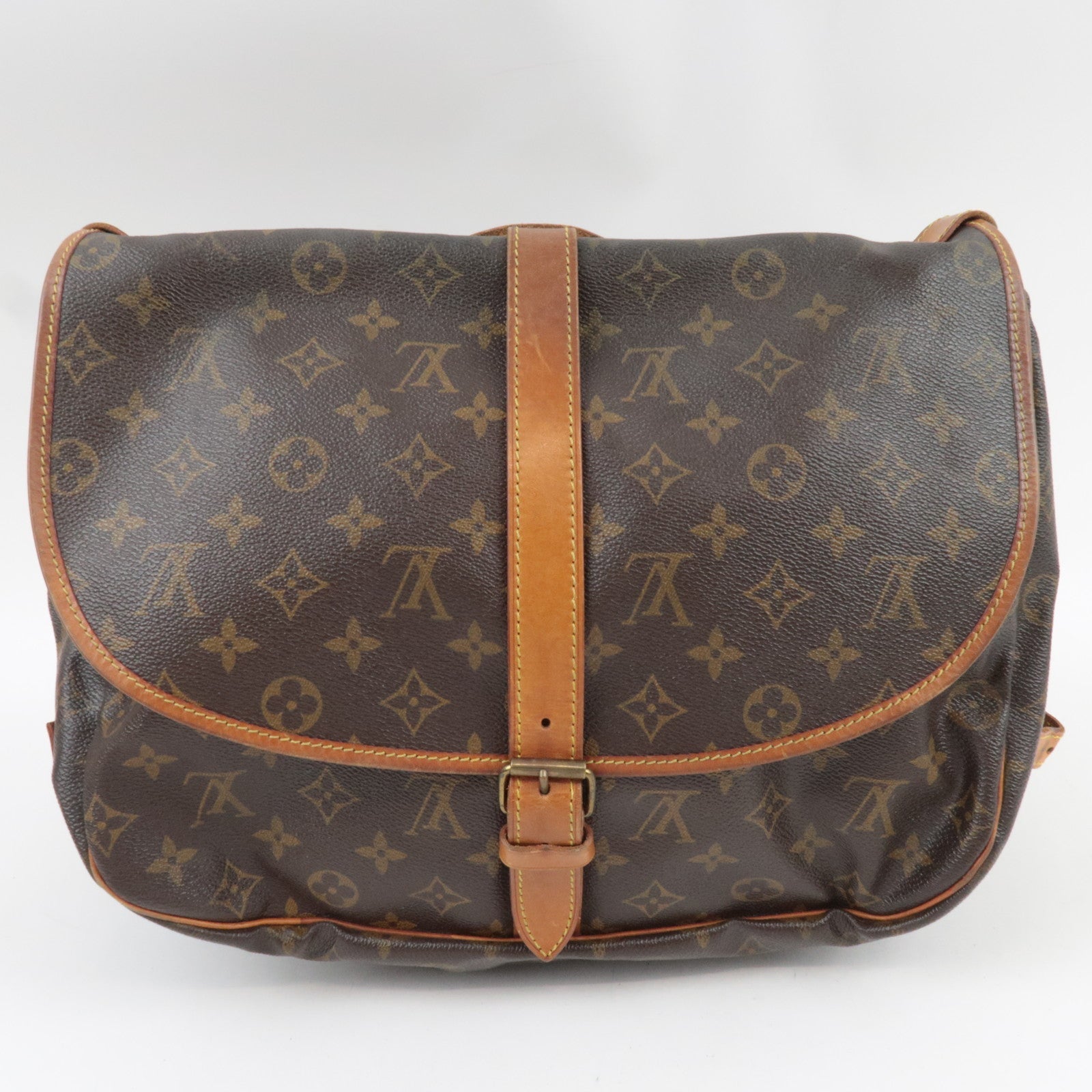 Louis Vuitton Monogram Saumur 35 Shoulder Bag M42254 8906VI