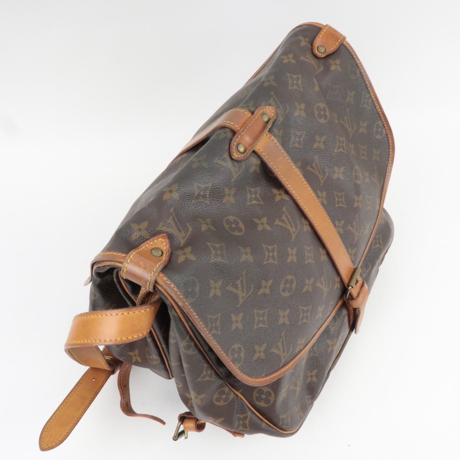 Louis Vuitton Monogram Saumur 35 Shoulder Bag M42254 8906VI