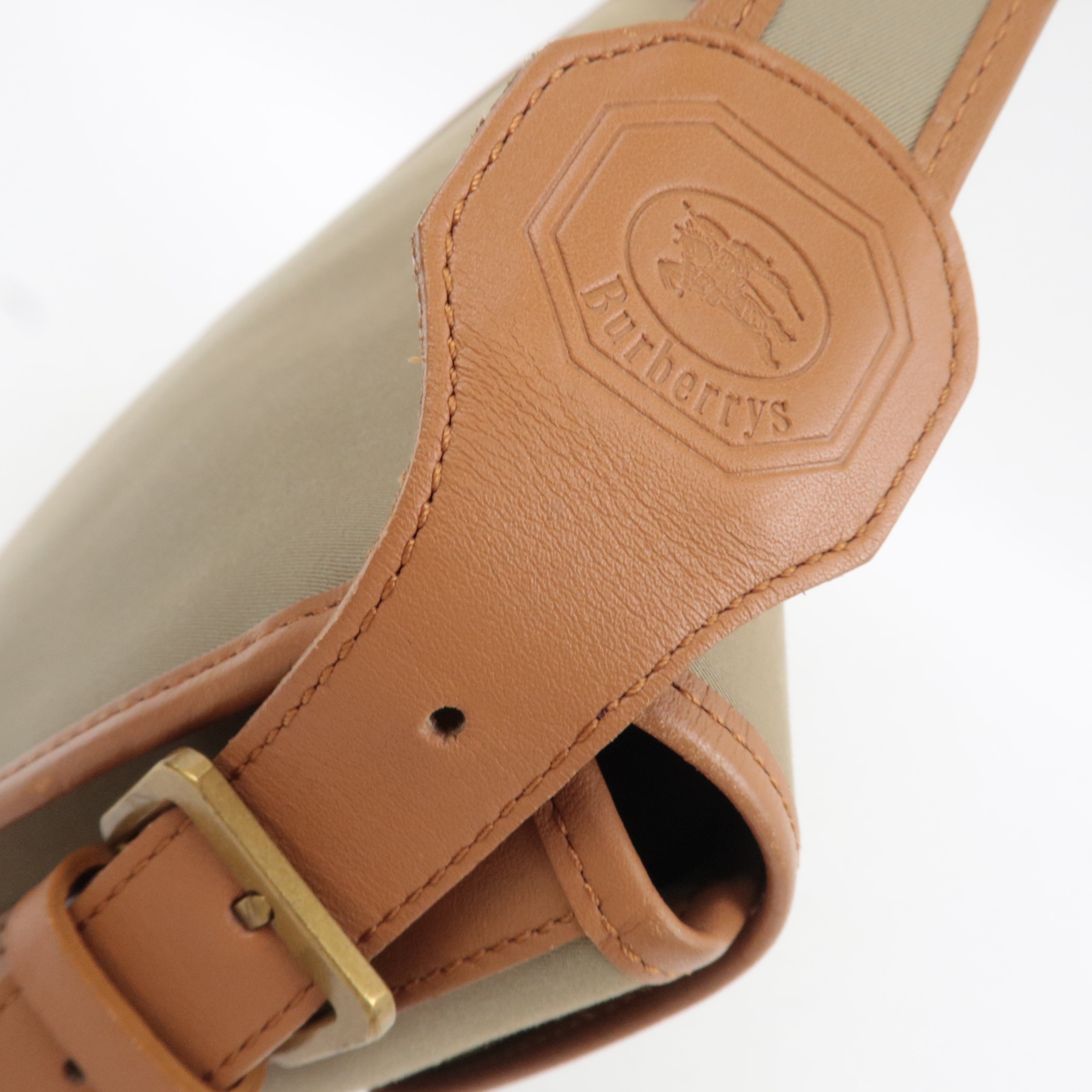 BURBERRY Burberry's Shoulder Bag Nylon Leather Canvas