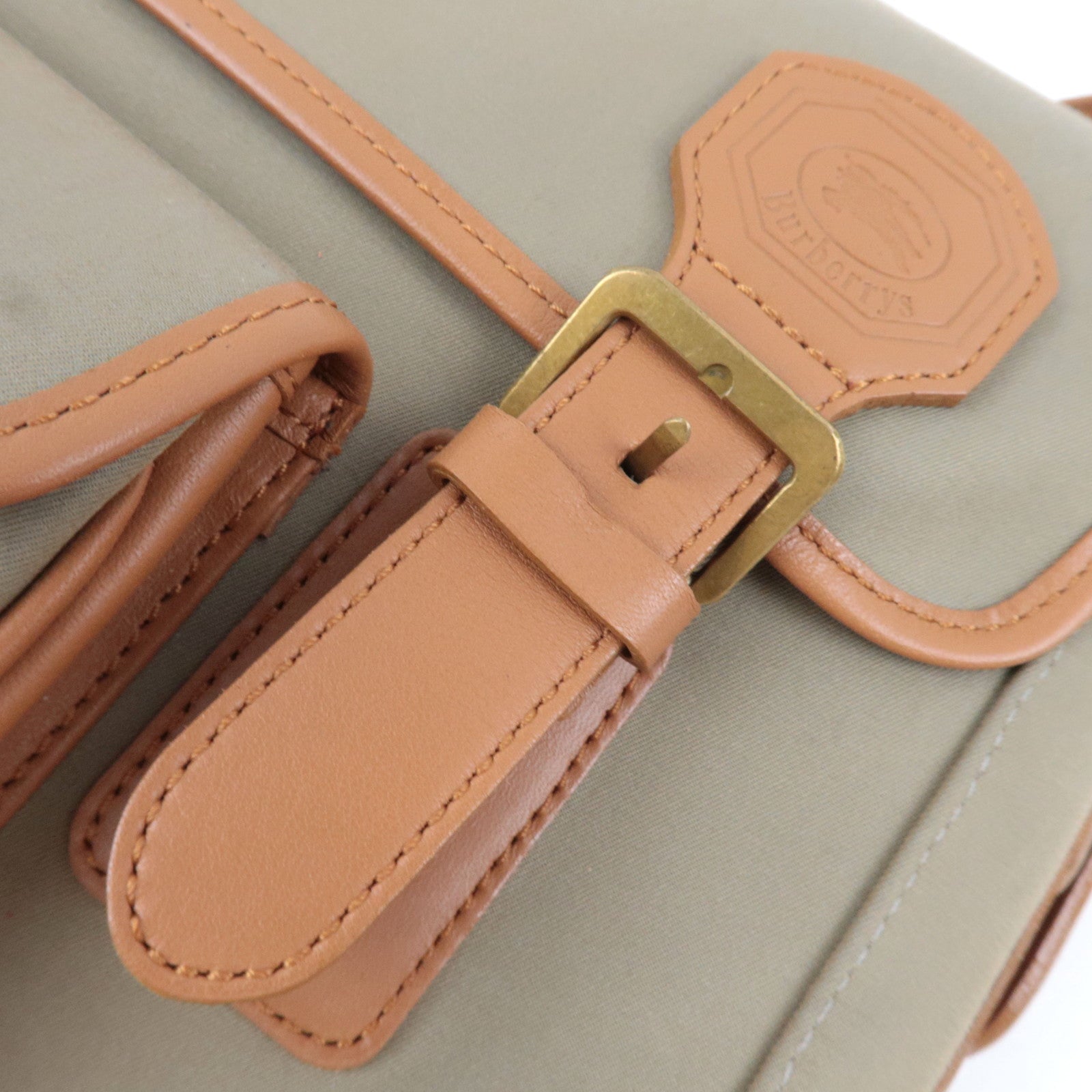 BURBERRY Burberry's Shoulder Bag Nylon Leather Canvas