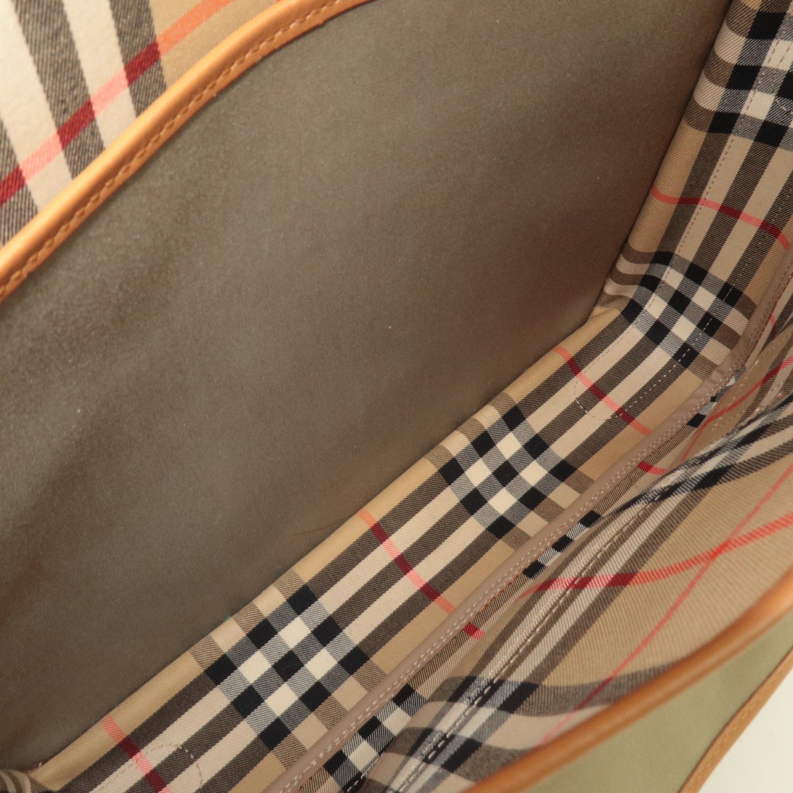 BURBERRY Burberry's Shoulder Bag Nylon Leather Canvas