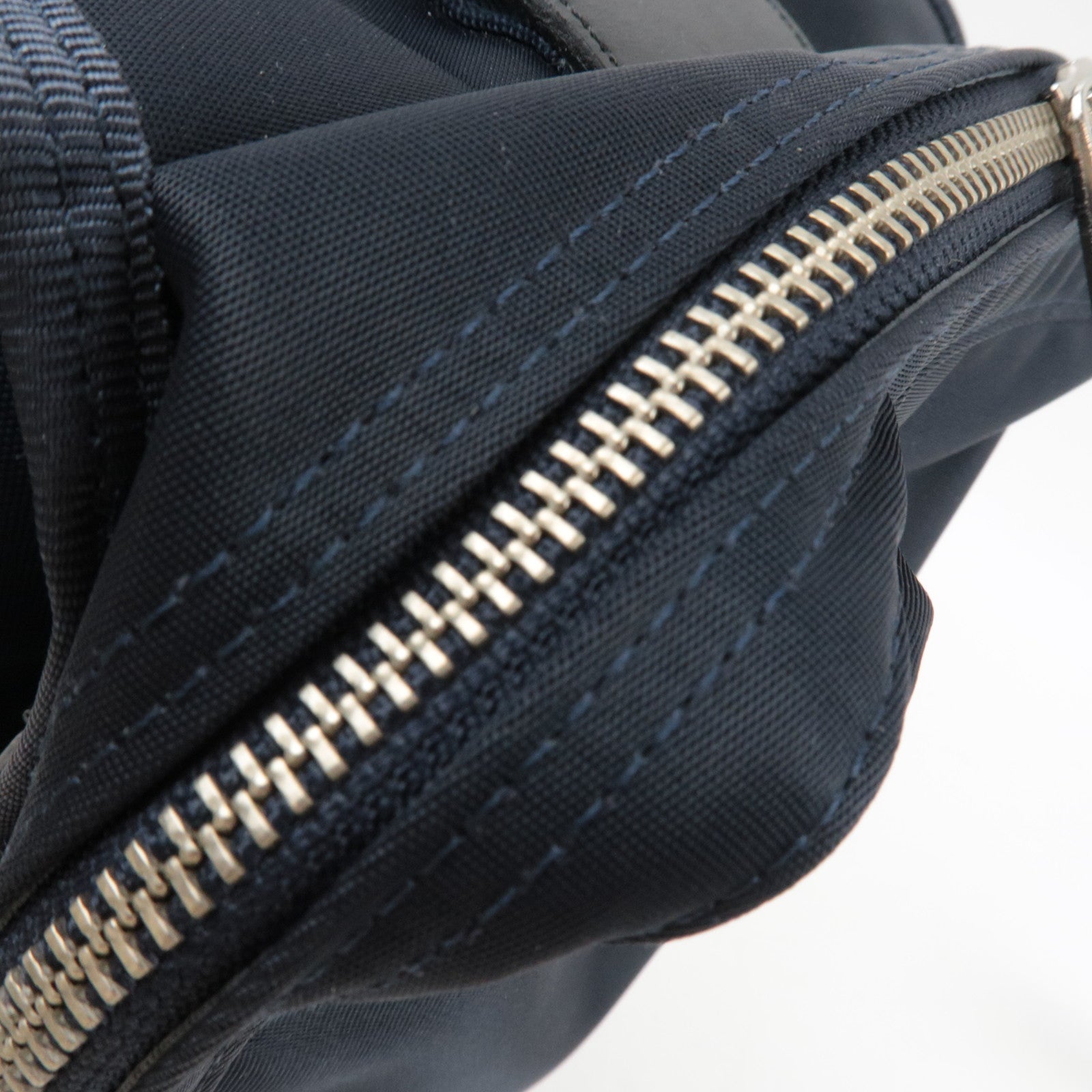 PORTER Nylon Body Bag Leather Navy