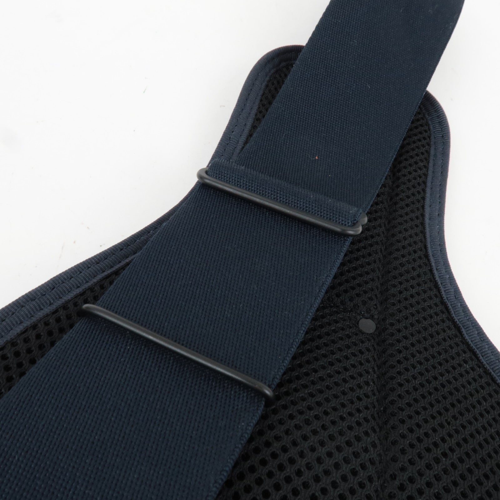 PORTER Nylon Body Bag Leather Navy