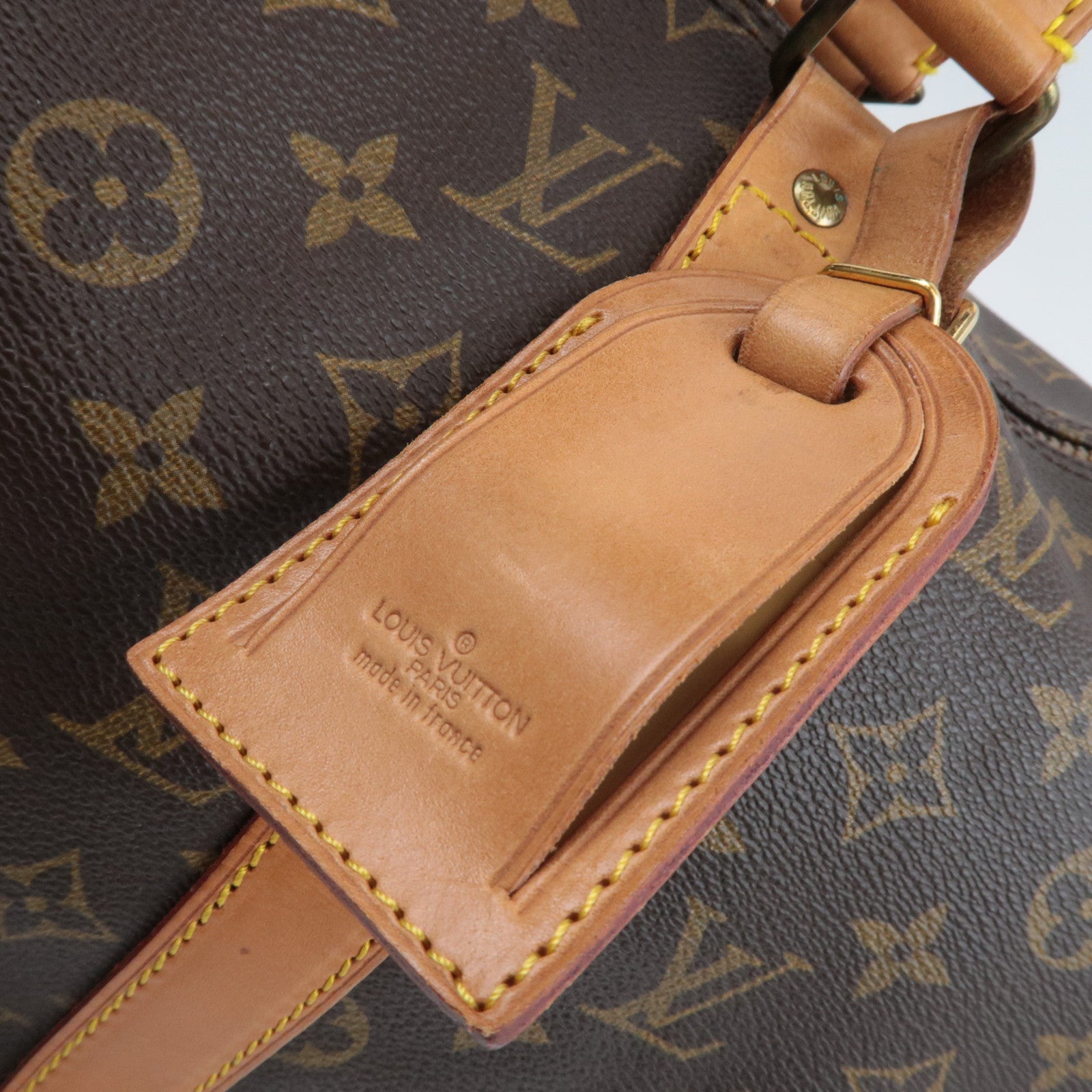 Louis Vuitton Monogram Keepall Bandouliere 50 M41416 VI0930 *Strap, Name tag, Poignet