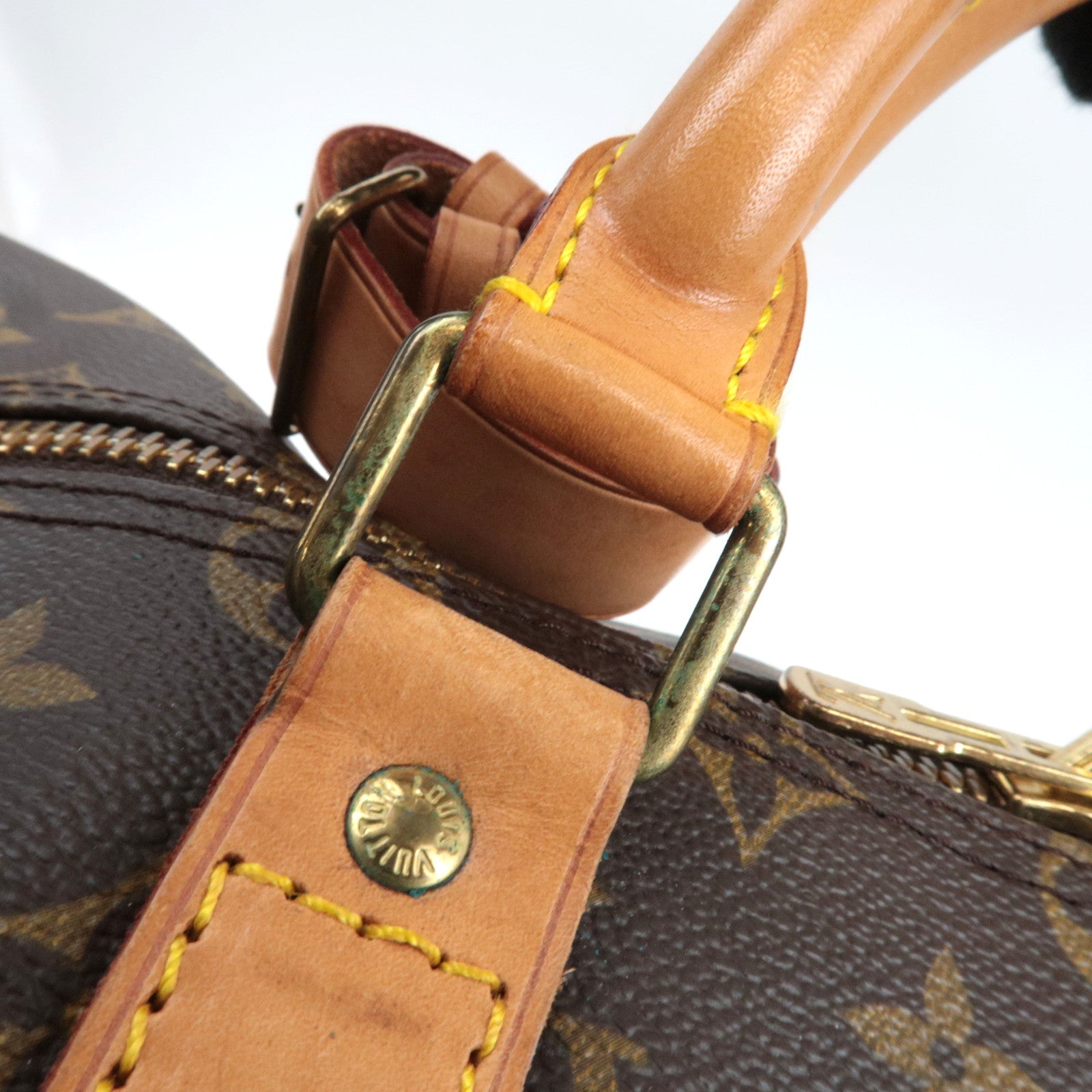 Louis Vuitton Monogram Keepall Bandouliere 50 M41416 VI0930 *Strap, Name tag, Poignet