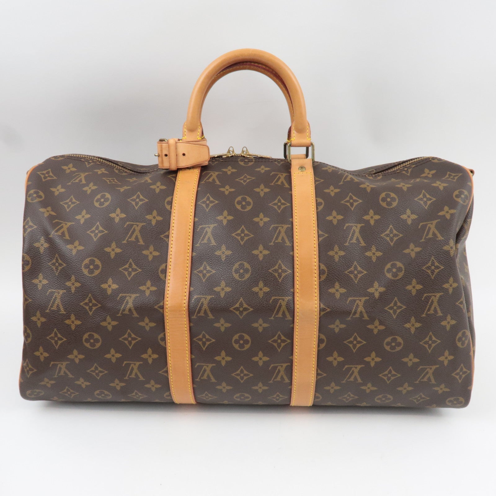 Louis Vuitton Monogram Keepall Bandouliere 50 M41416 VI0930 *Strap, Name tag, Poignet