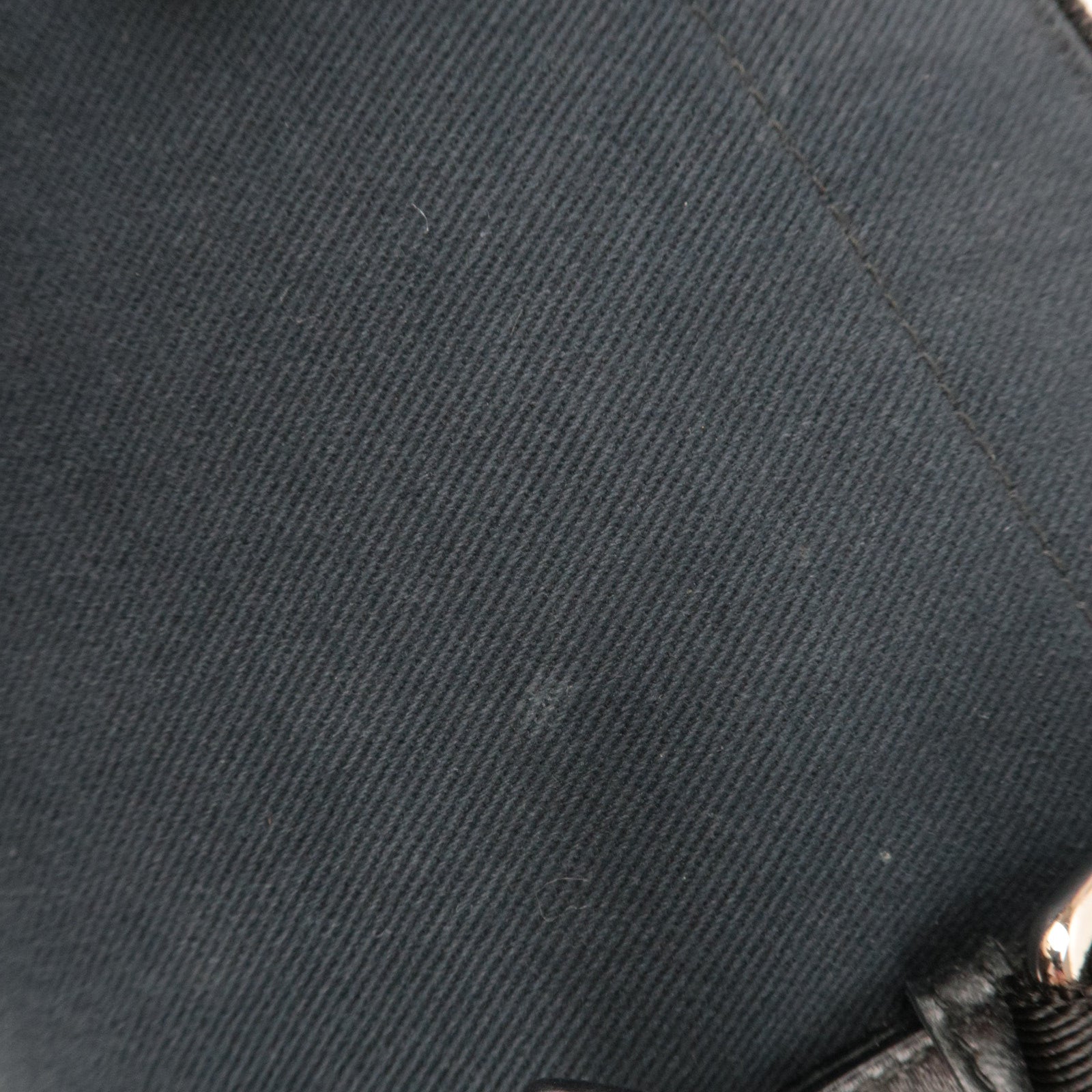 SAINT LAURENT YSL Logo Canvas Tote Bag Black