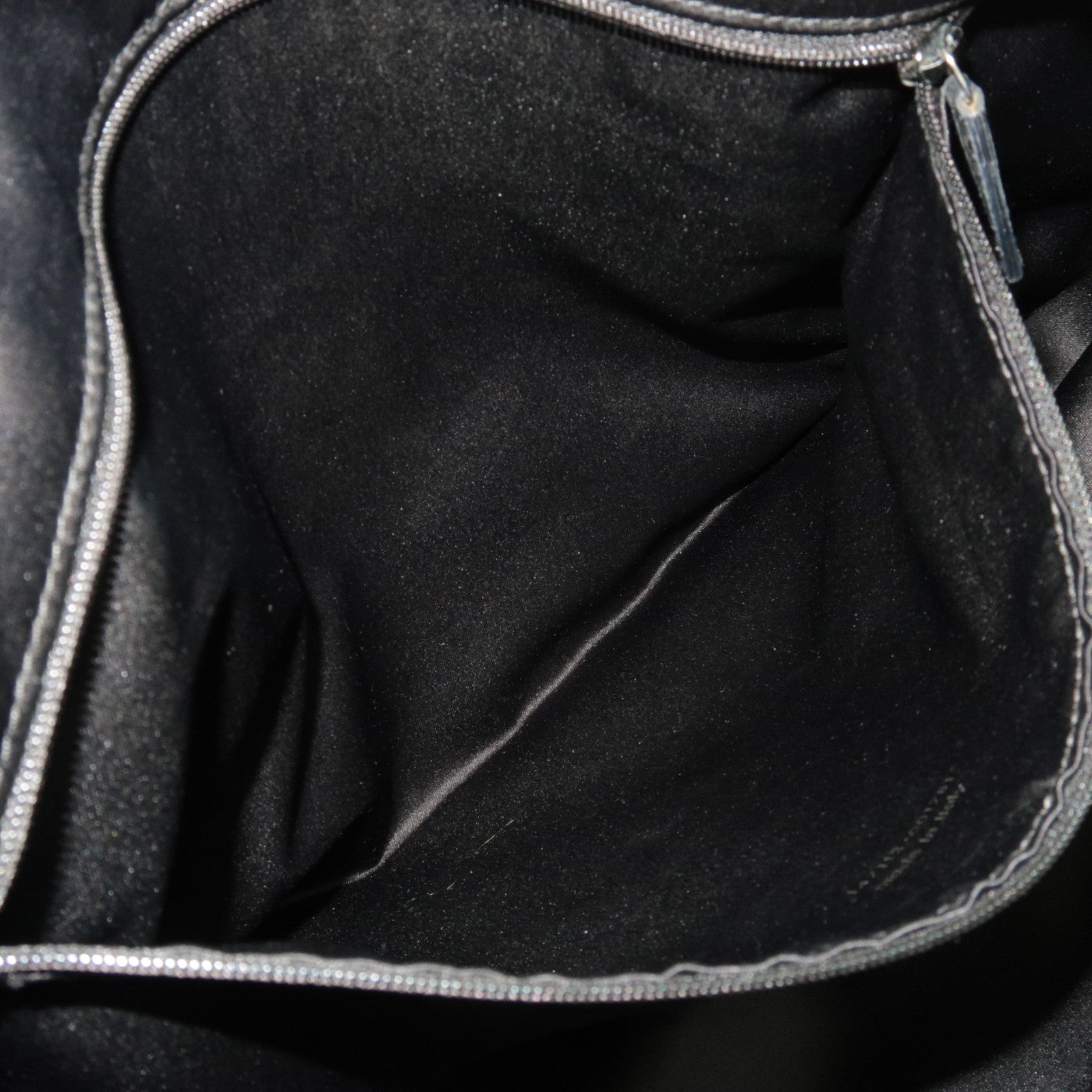 SAINT LAURENT YSL Logo Canvas Tote Bag Black