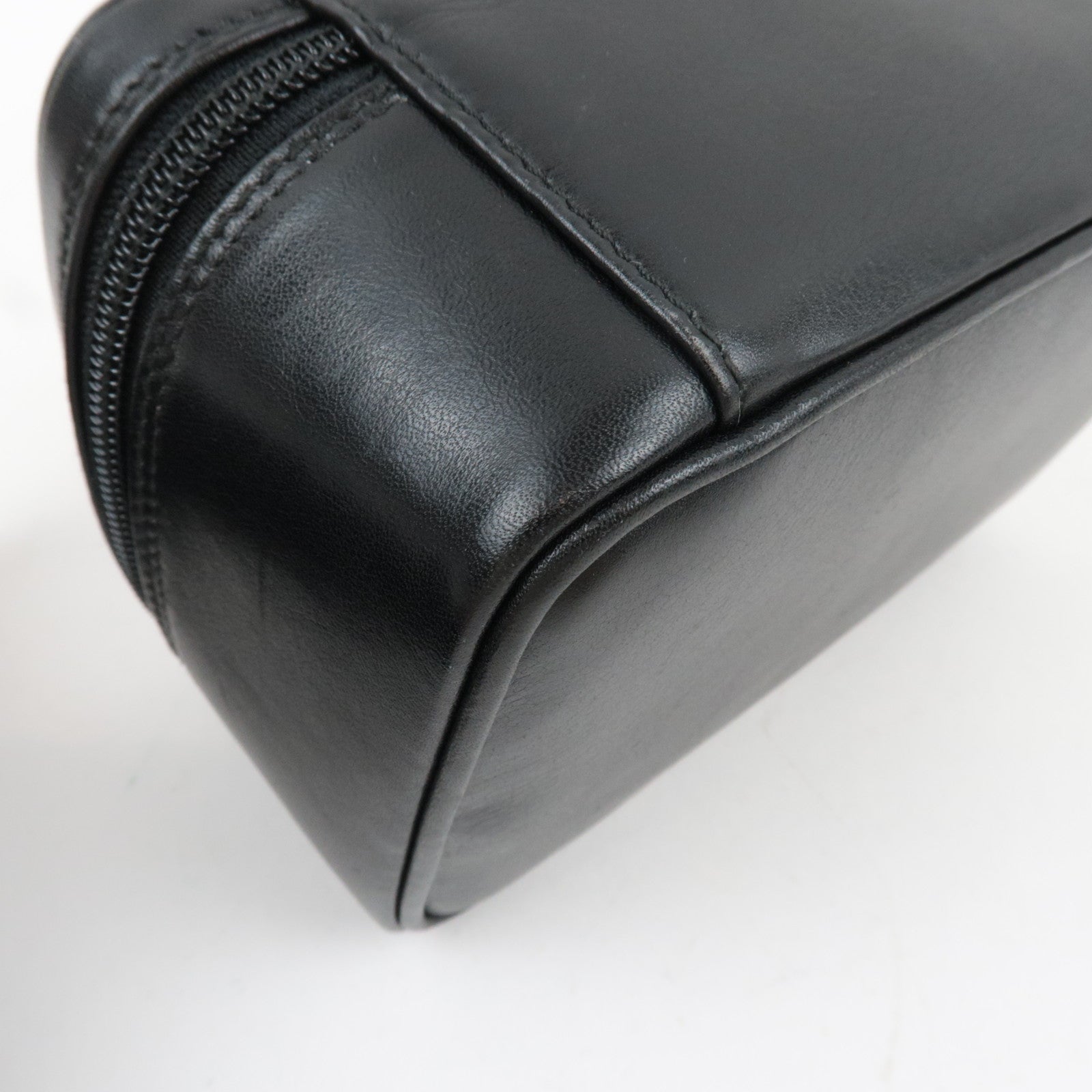 GUCCI Horsebit Leather Vanity Bag Black 032.1956.0 141 *Box