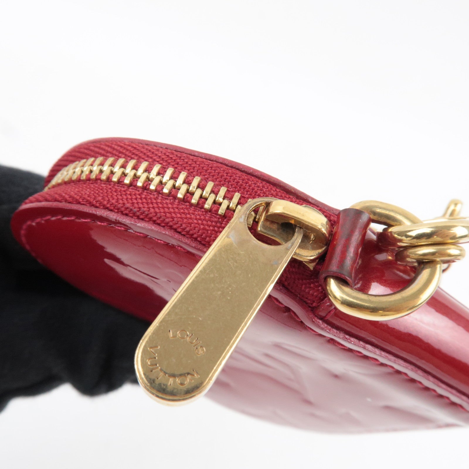 Louis Vuitton Monogram Vernis Porte Monnaie Coeur Coin Case Pomme D'Amour M91919 TH4097 *Box