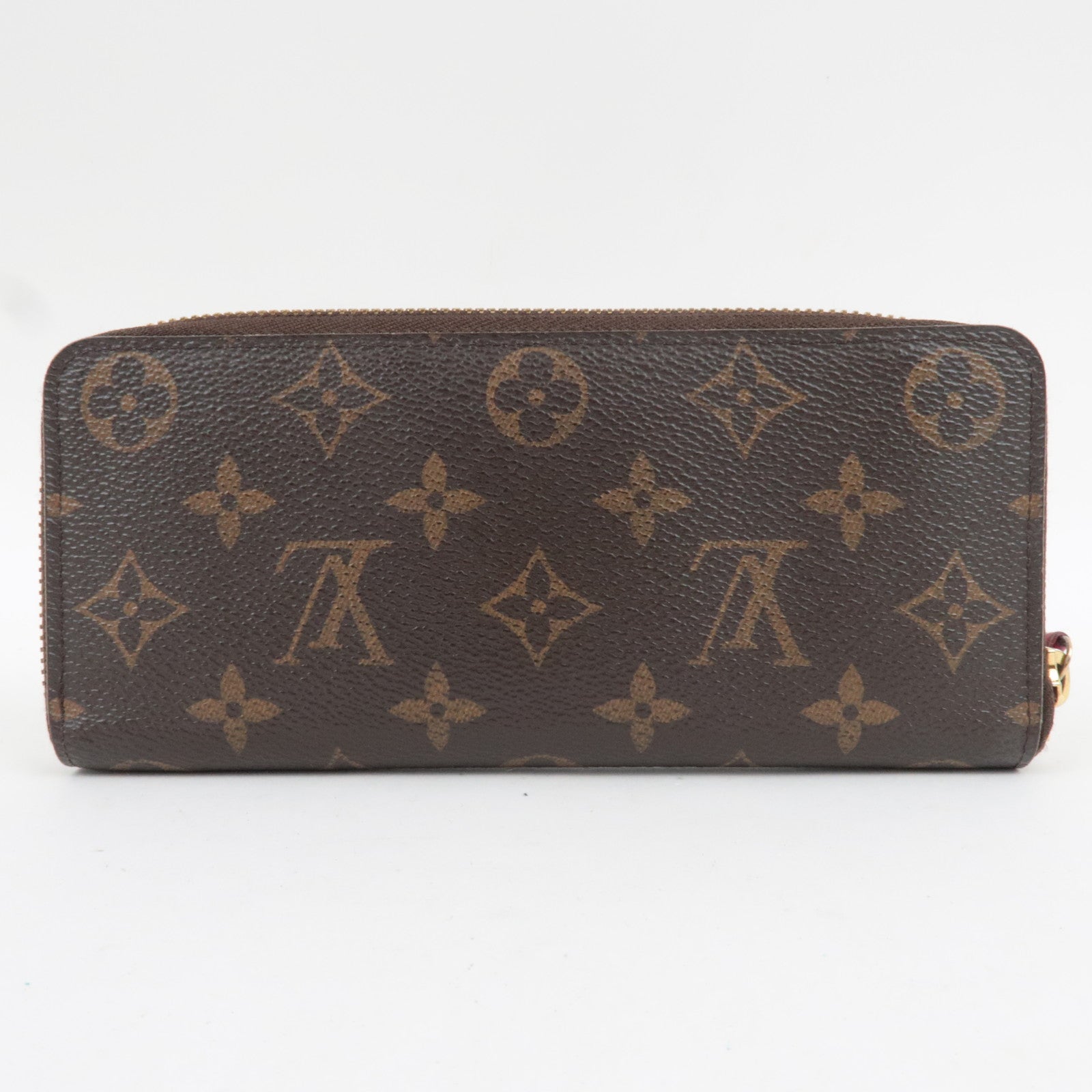 Louis Vuitton Monogram Portefeuille Clemence Long Wallet Fuchsia M60742 CA2146 *Box, Dust bag