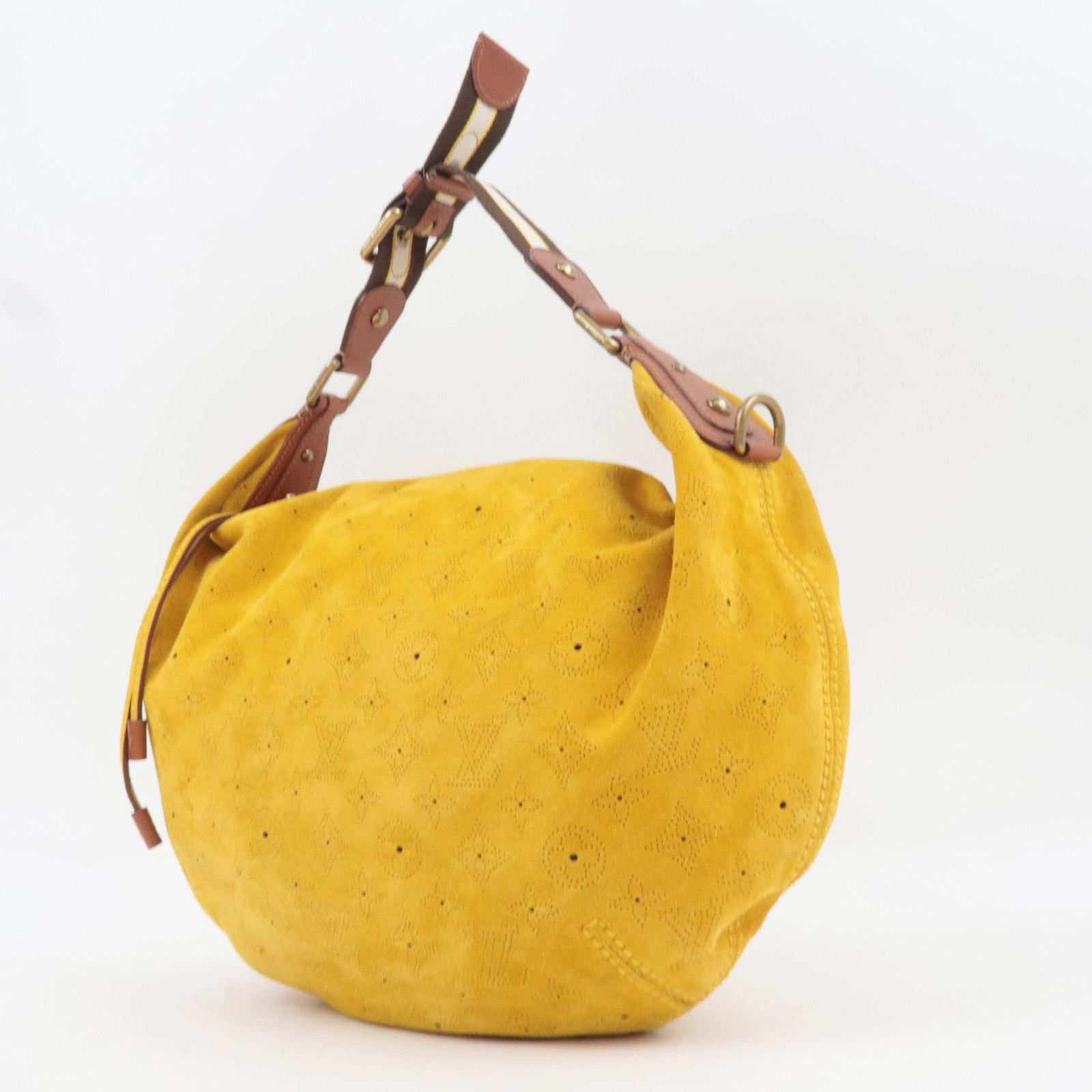 Louis Vuitton Monogram Suede Onatah GM Shoulder Bag Mais M95118 MB1015