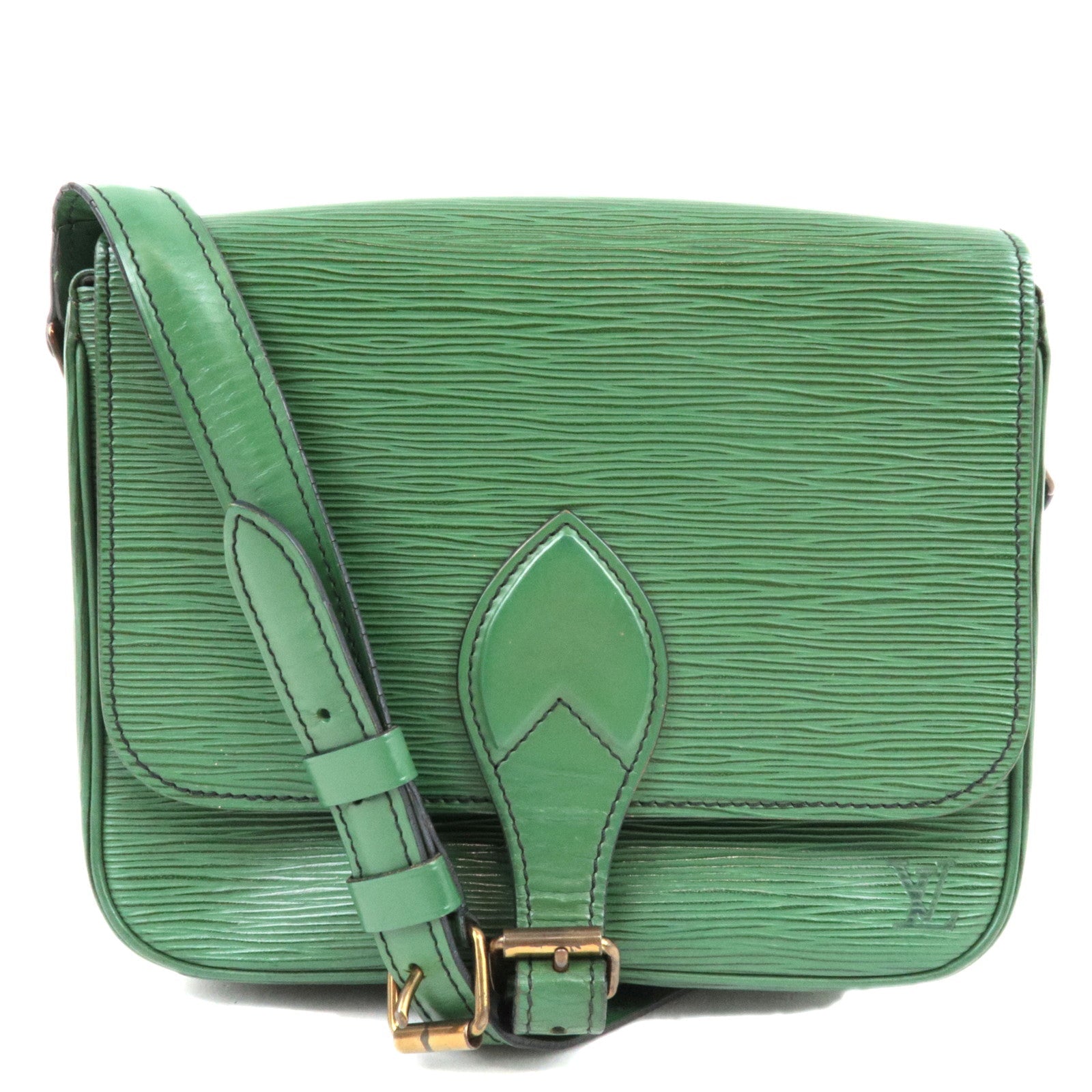 Louis Vuitton Epi Cartouchiere Shoulder Bag Borneo Green M52244 MI191083082