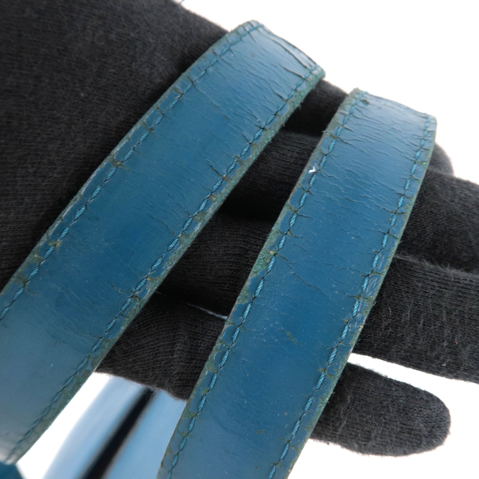 Louis Vuitton Epi Saint Jacques Shopping Tote Bag Toledo Blue M52265 AS1905