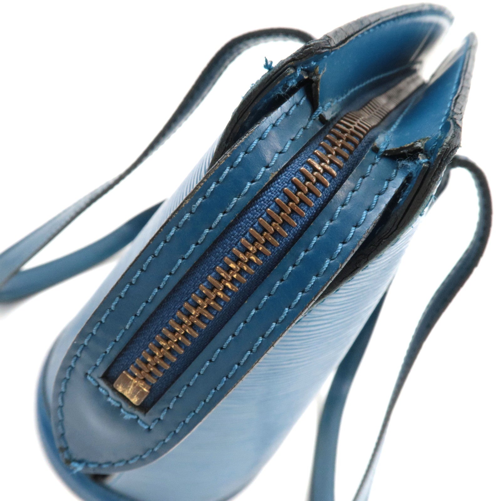 Louis Vuitton Epi Saint Jacques Shopping Tote Bag Toledo Blue M52265 AS1905