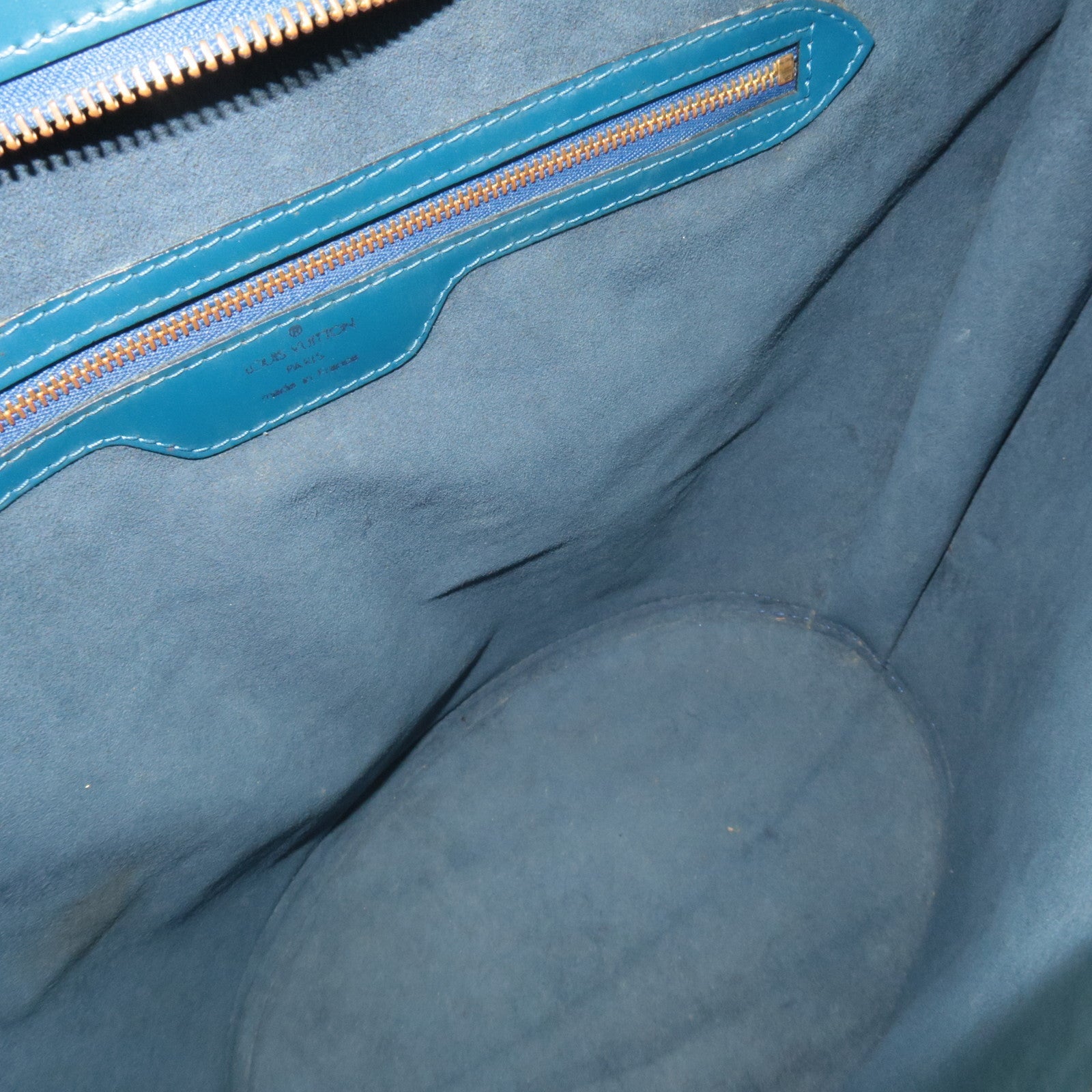 Louis Vuitton Epi Saint Jacques Shopping Tote Bag Toledo Blue M52265 AS1905