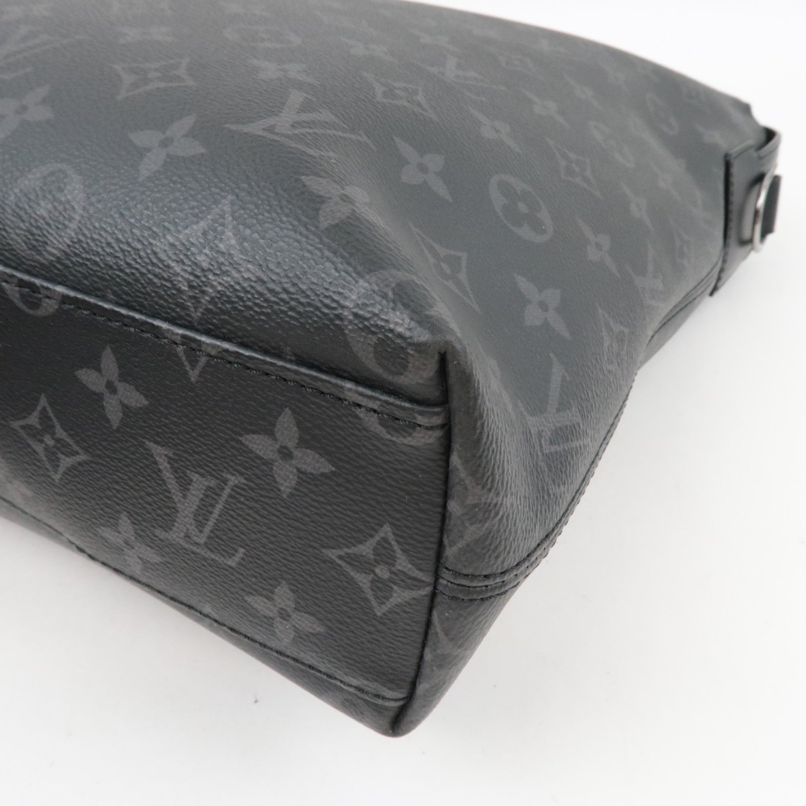 Louis Vuitton Monogram Eclipse Tote Explorer Tote Bag M40567 AR1148 *Dust bag, Strap