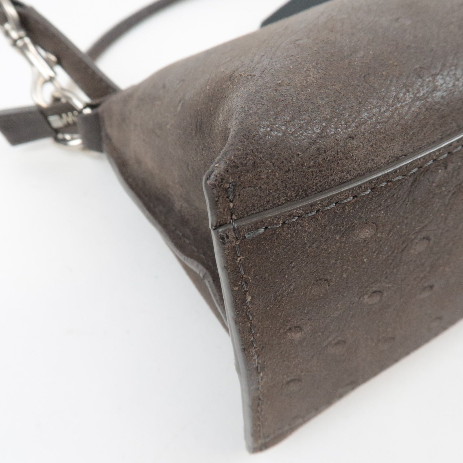 Hunting World Ostrich 2Way Shoulder Bag Brown