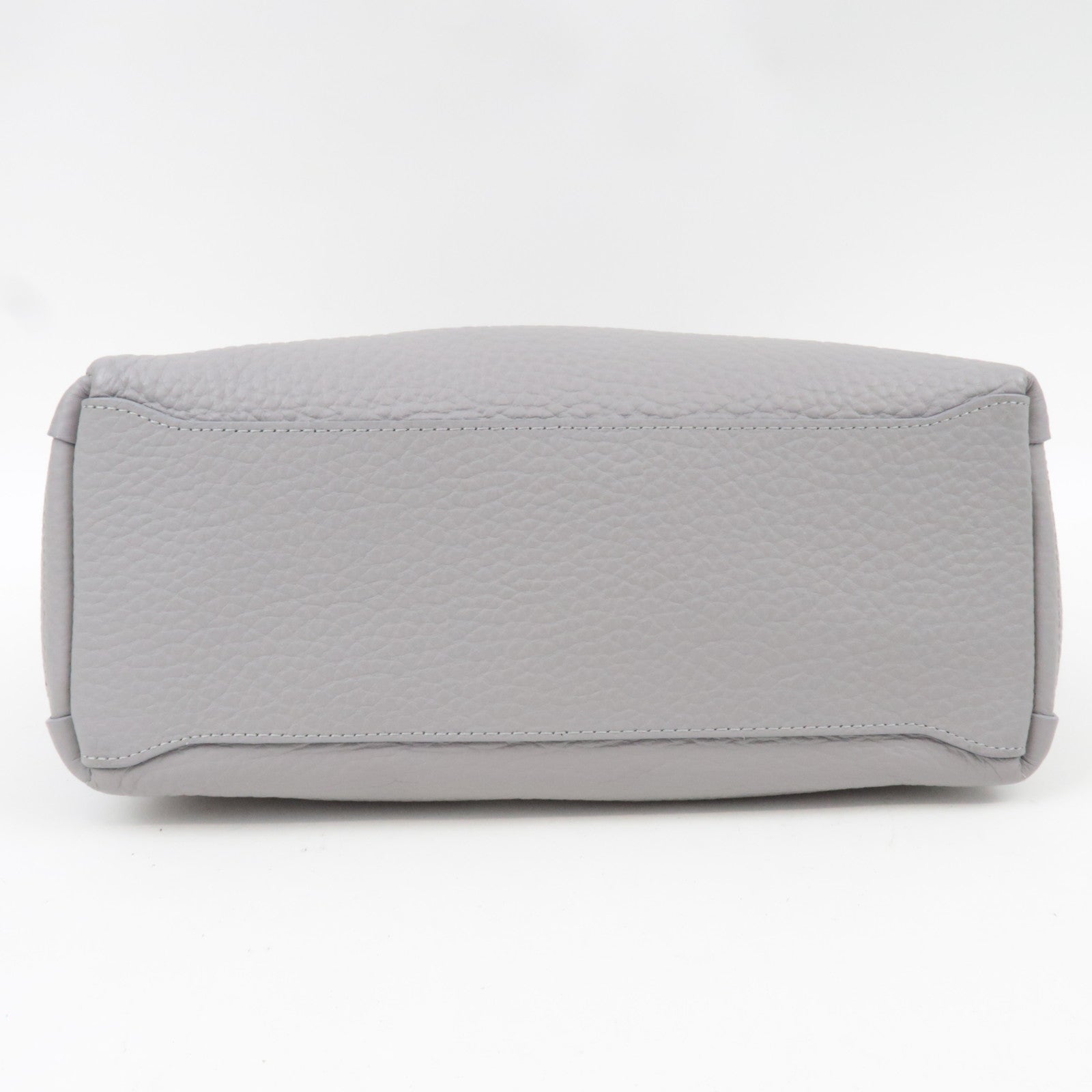 FURLA Leather 2Way Shoulder Bag Gray *Strap