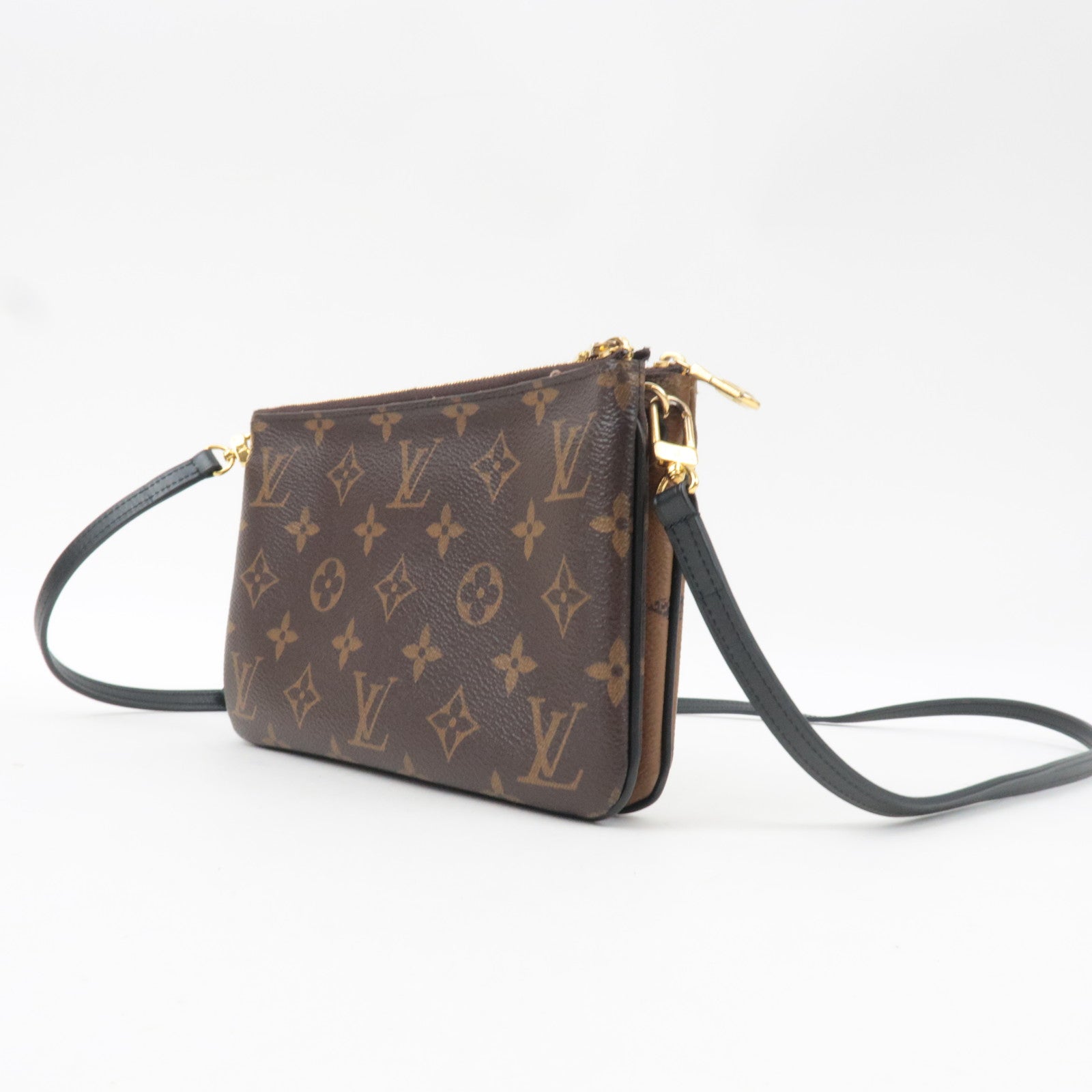 Louis Vuitton Monogram Giant Reverse Pochette Double Zip Shoulder Bag M69203 MI2280