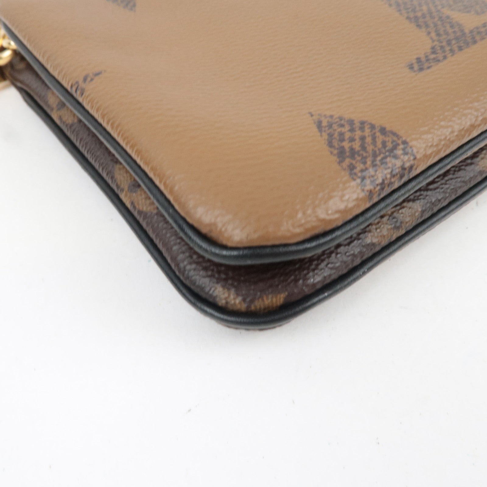 Louis Vuitton Monogram Giant Reverse Pochette Double Zip Shoulder Bag M69203 MI2280