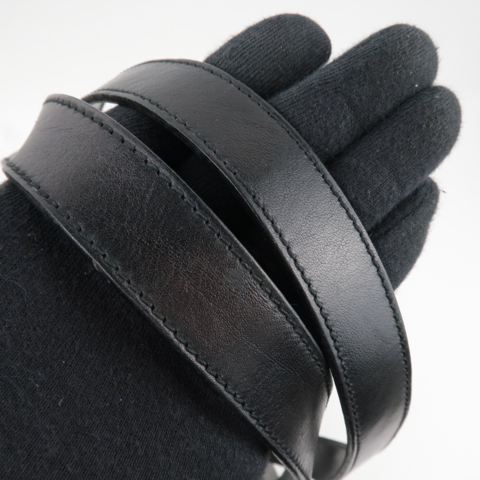 CELINE Macadam Shoulder Tote Bag PVC Leather Black Brown