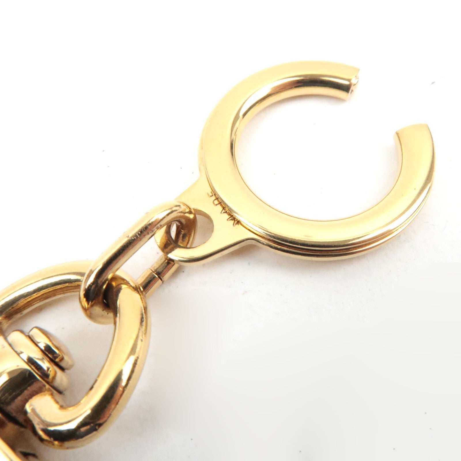 Louis Vuitton Anneau Cles Ano Cles Key Charm Bag Chram Gold Color