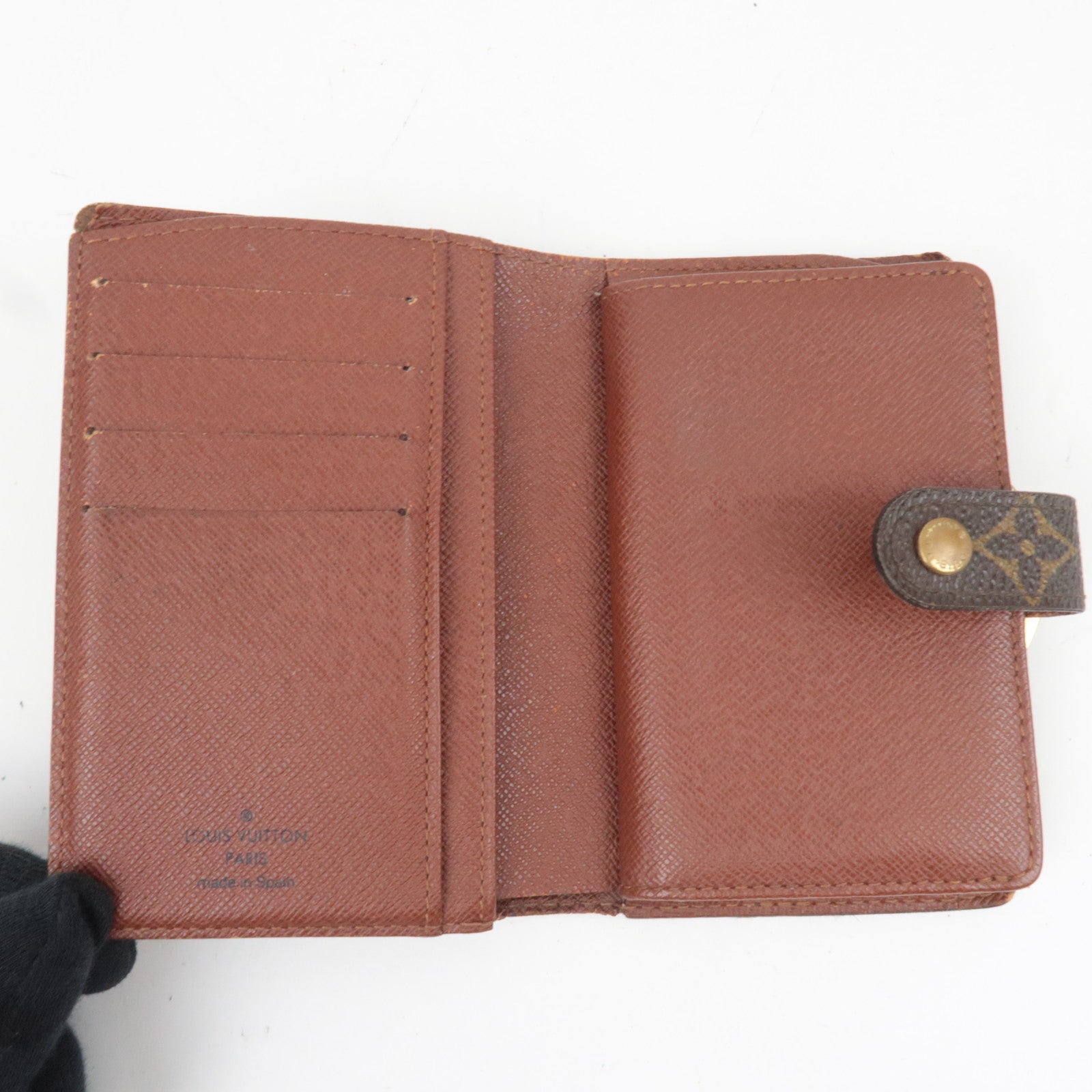 Louis Vuitton Monogram Porte Monnaie Billets Viennois Wallet M61663 CA1021