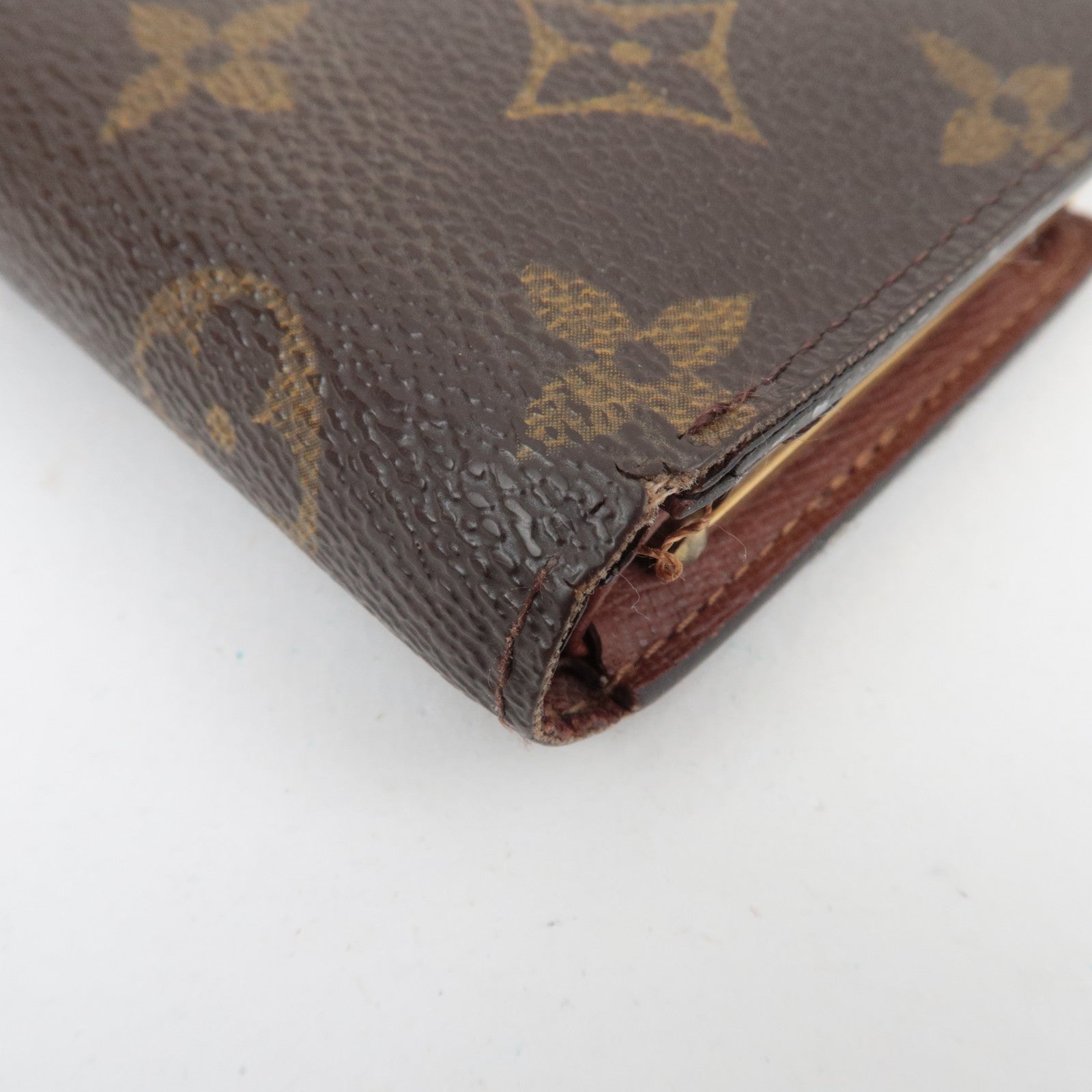 Louis Vuitton Monogram Porte Monnaie Billets Viennois Wallet M61663 CA1021