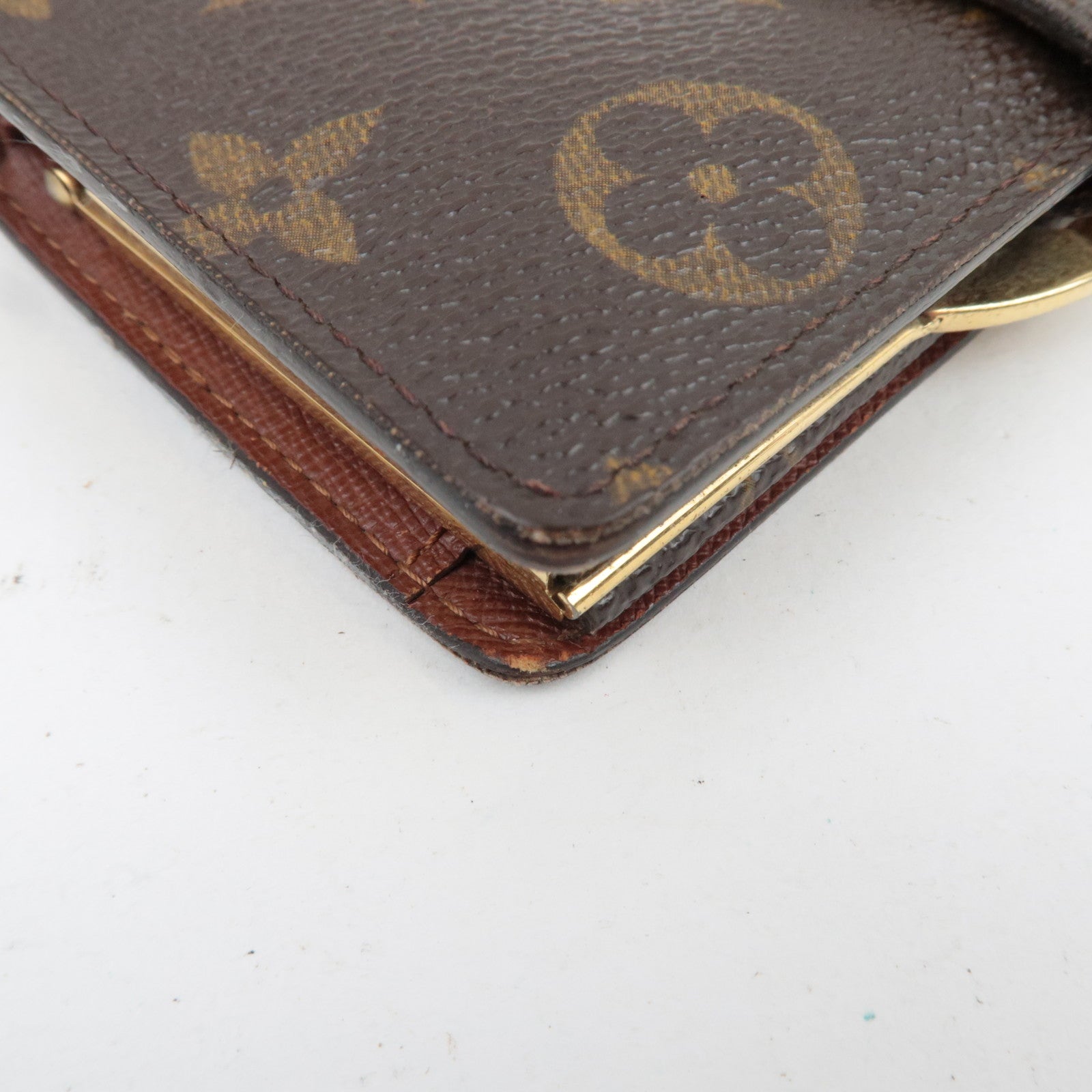 Louis Vuitton Monogram Porte Monnaie Billets Viennois Wallet M61663 CA1021