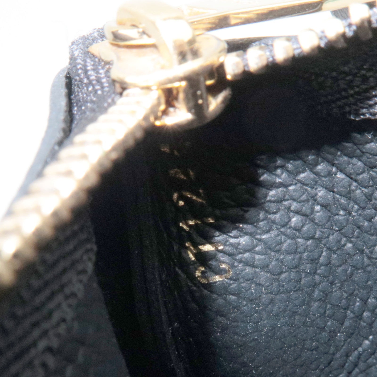 Louis Vuitton Monogram Empreinte Pochette Cles Coin Case Noir M80879 CT1244 *Dust bag