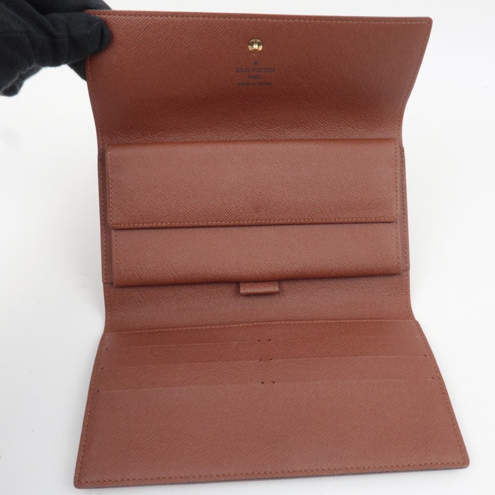 Louis Vuitton Monogram Portefeuille International Long Wallet M61217 TH0093